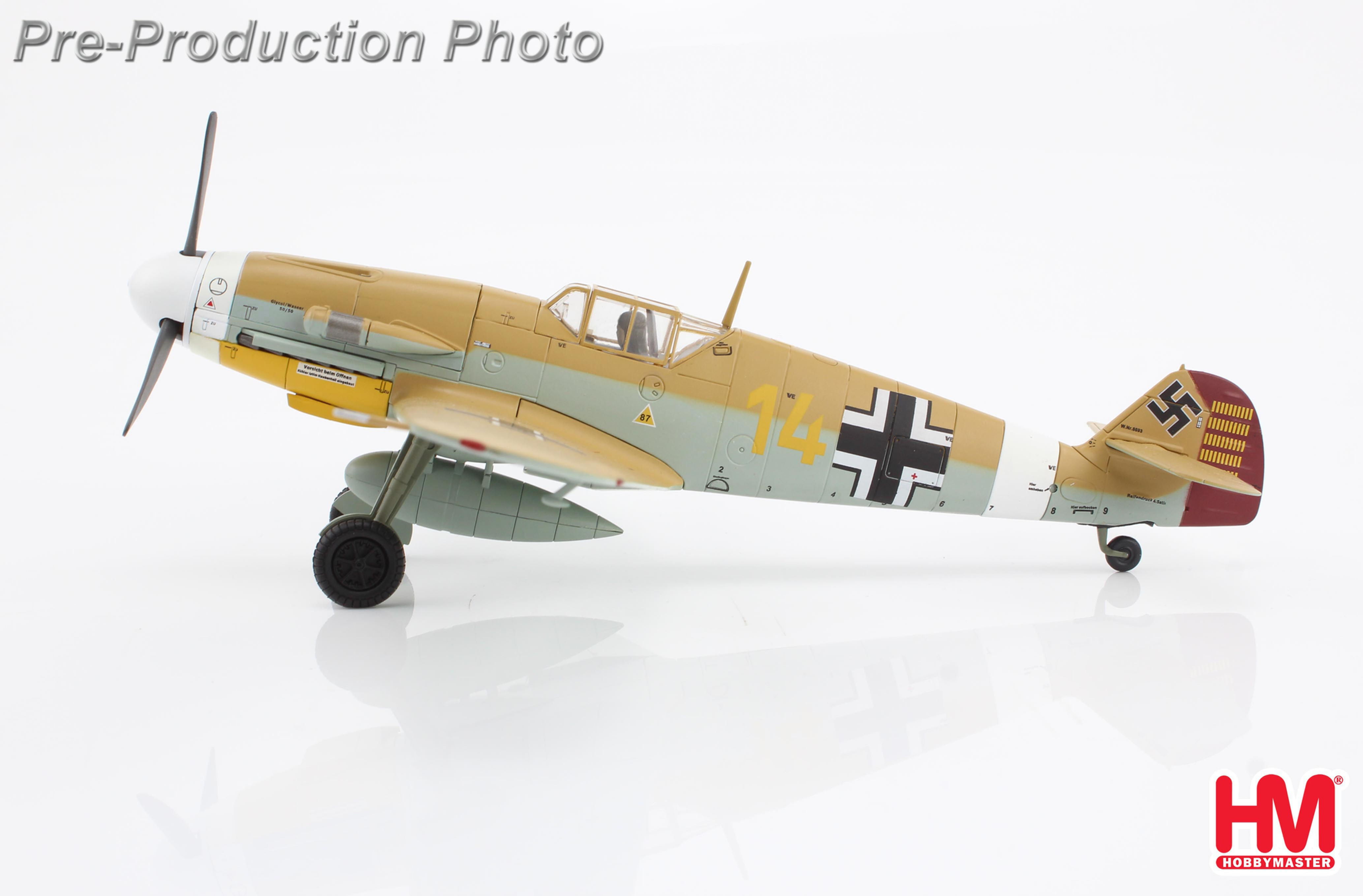Hobby Master HA8761, BF 109F-4 Trop "Star of Africa" flown by Lt. Hans-Joa, 1:48