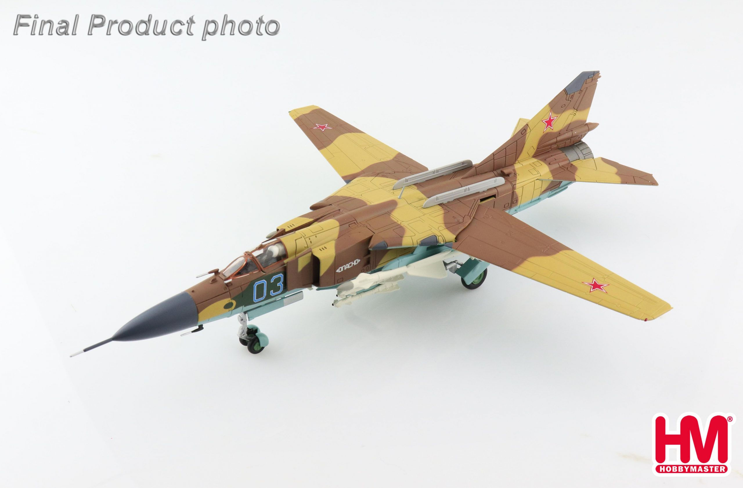 Hobby Master HA5312, MIG-23MLD Blue 03, Soviet Air Force, Bagram, 1:72