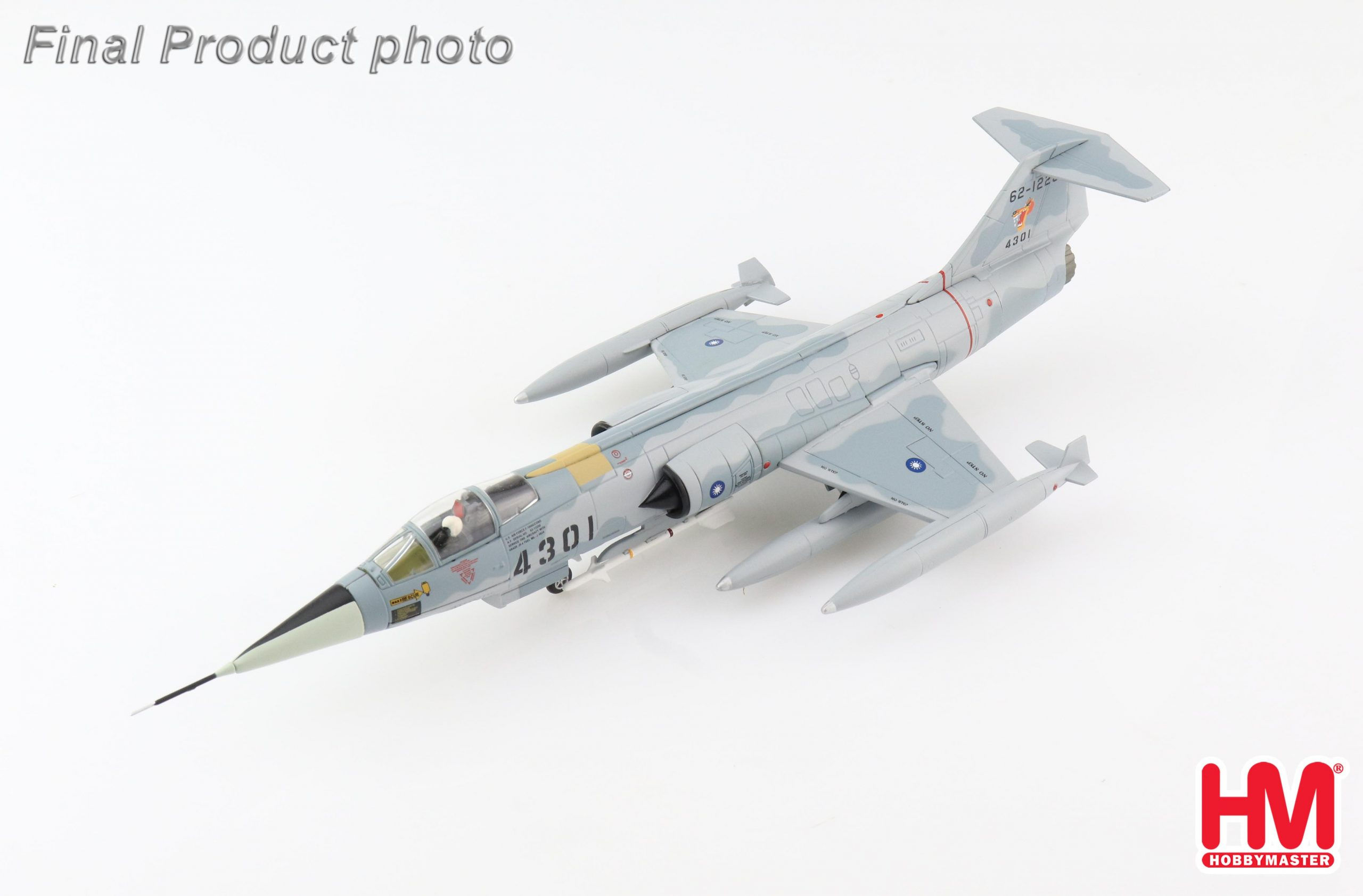 Hobby Master HA1069, F-104G Starfighter 4301, 7th FS., ROCAF, CCK AFB, 1:72