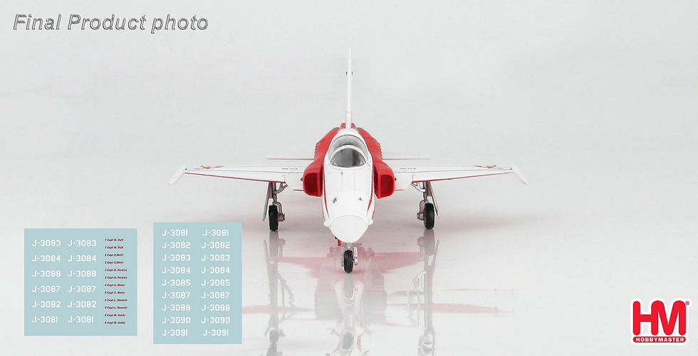 Thumbnail: Hobby Master HA3361, Northrop F-5E Tiger II Patrouille Suisse, Season 2021, 1:72
