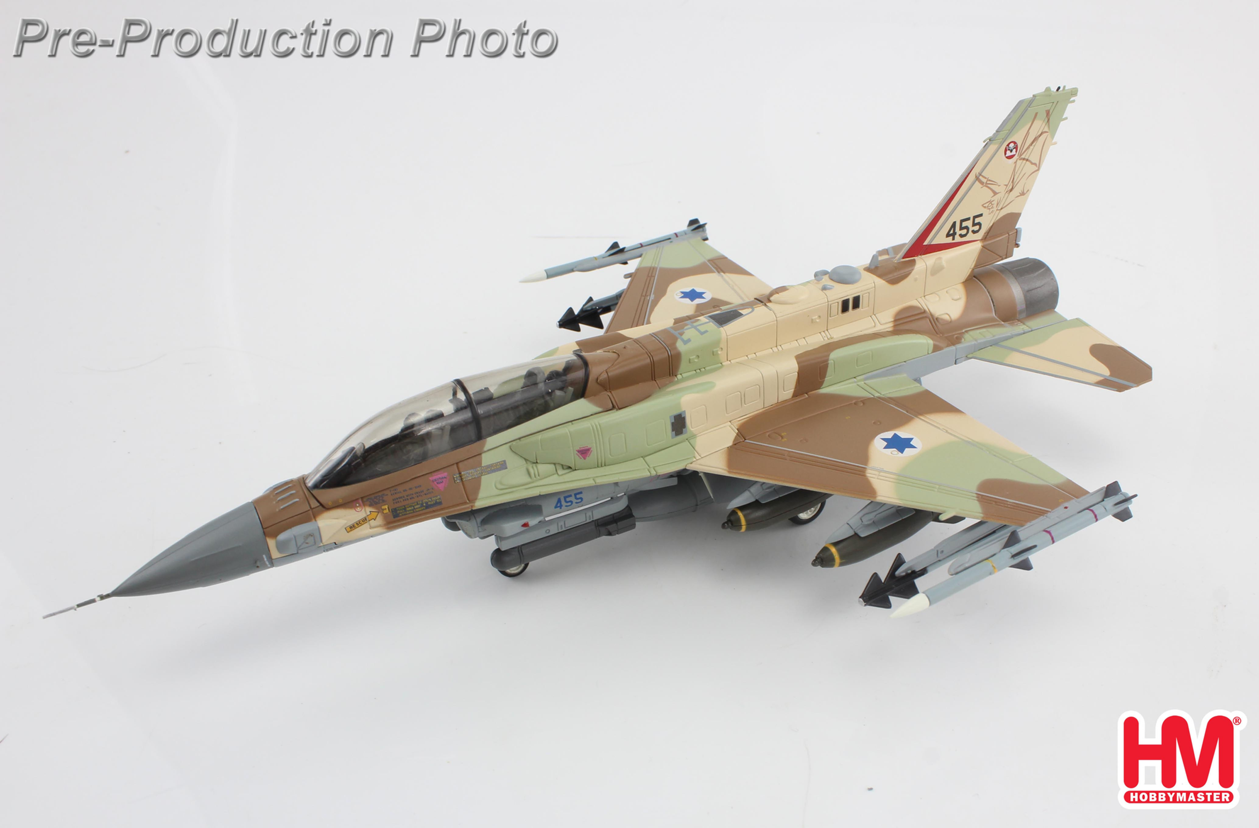 Hobby Master HA38037, F-16I Sufa 455, 119 Squadron "The Bat", IAF, 1:72