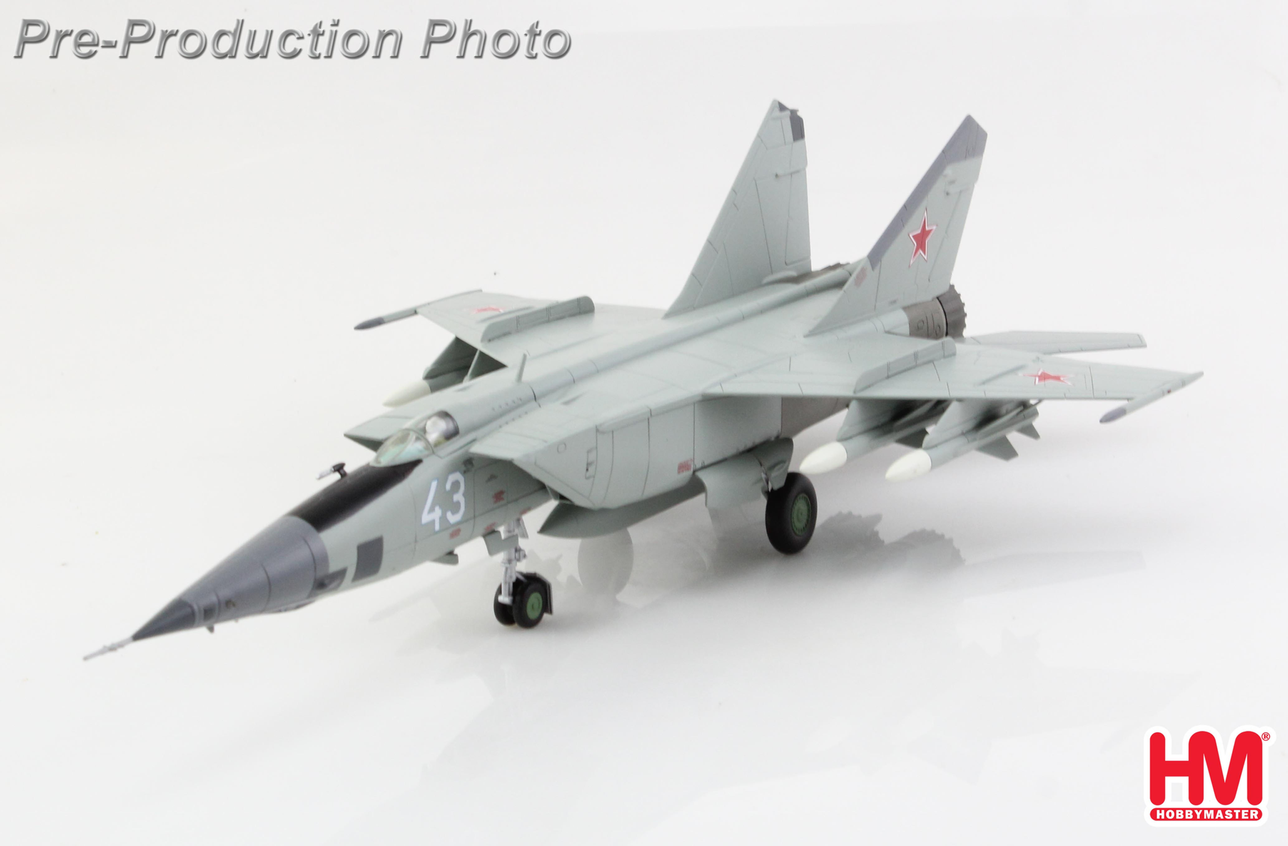 Hobby Master HA5655, MIG-25BM white 43, Ahtubinsk Airfield, 1987 (w/4 x KH, 1:72