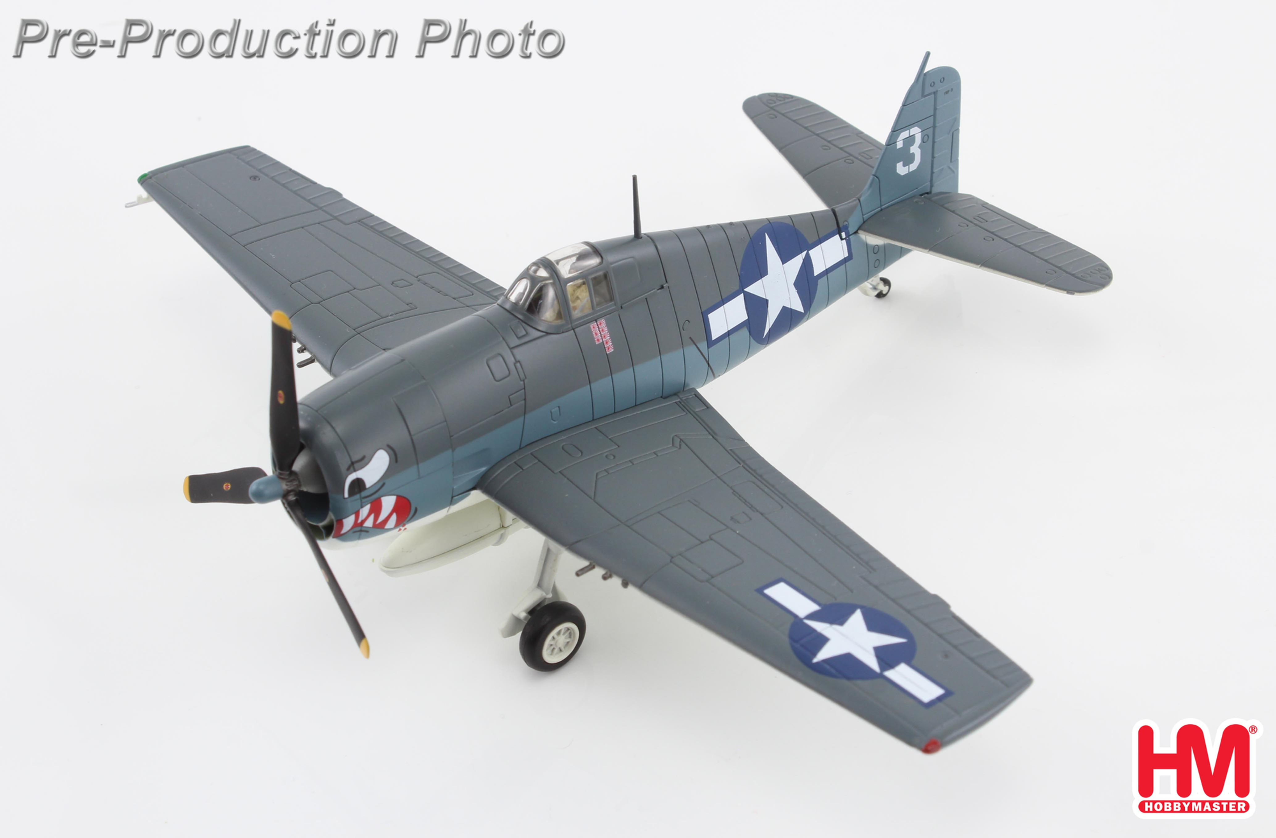 Hobby Master HA1119, Grumman F6F-3 Hellcat White 3, Ens. Gordon Arthur Sta, 1:72