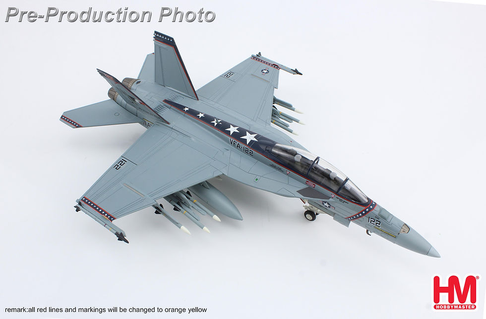 Thumbnail: Hobby Master HA5134, F/A-18F Super Hornet 165926, VFA-122 "Flying Eagles", 1:72
