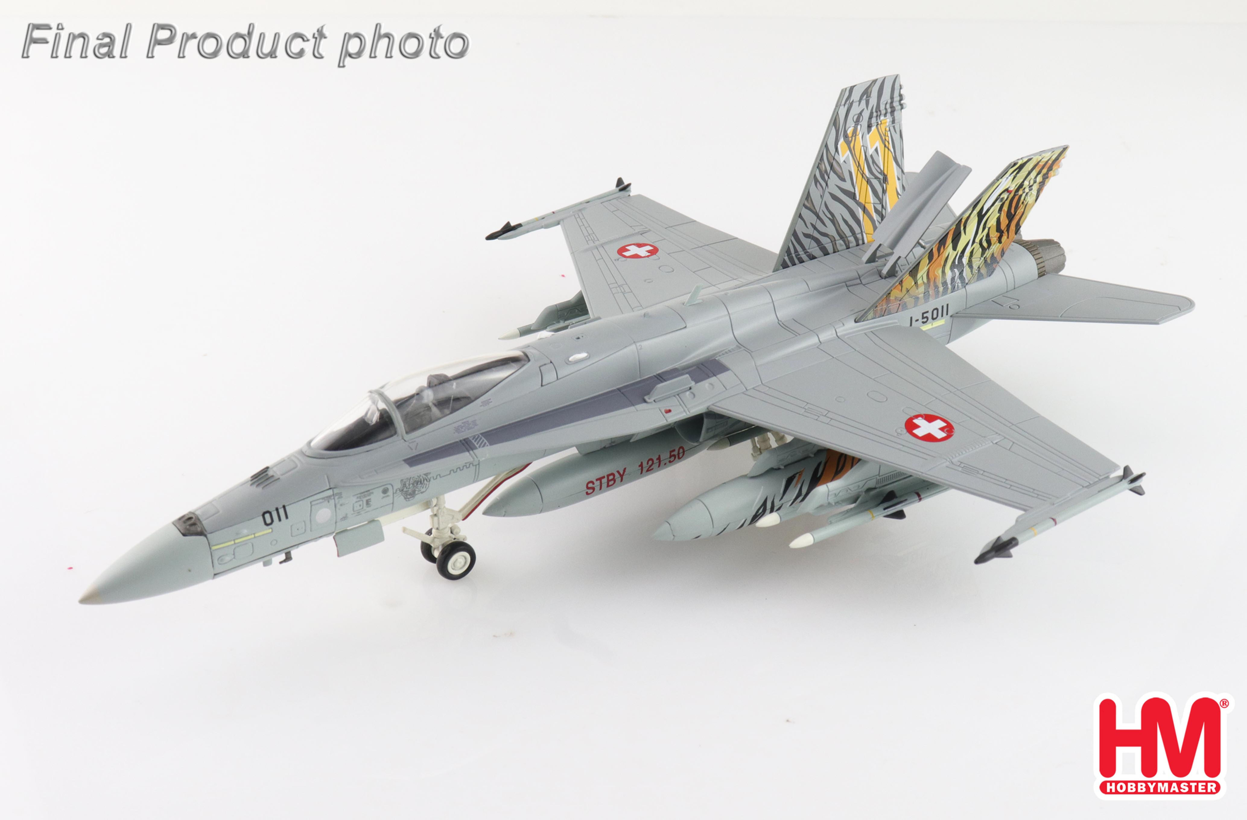 Hobby Master HA3597, F/A-18C "Swiss AF 2003 Tiger Meet" J-5011, Staffel 11, 1:72