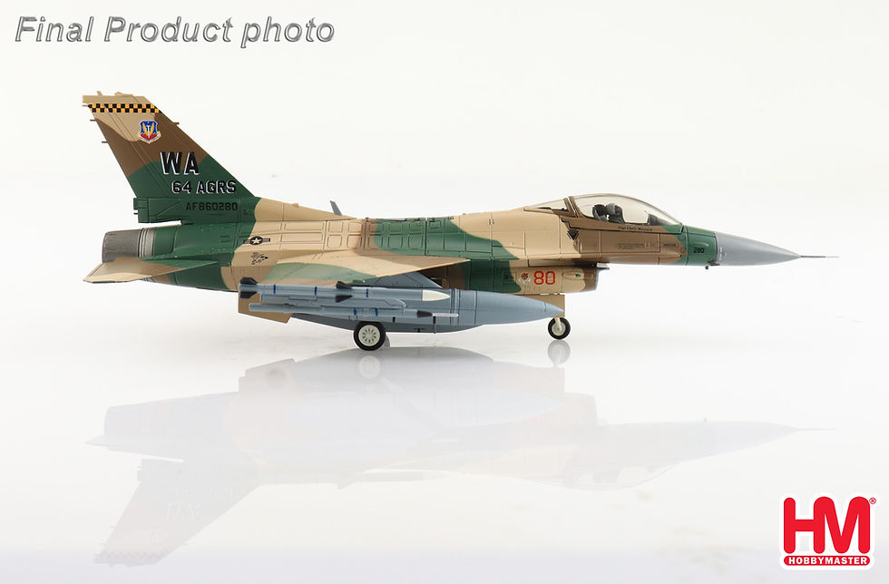 Thumbnail: Hobby Master HA38033, F-16C Block 32 "Lizard" 86-0280, 64th AGRS Commander, 1:72