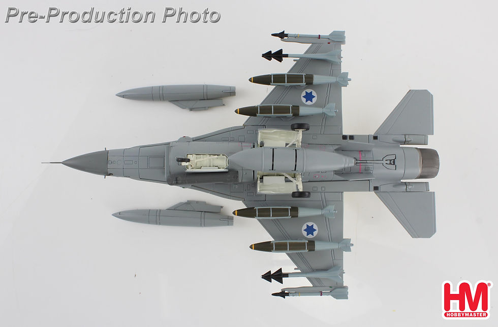 Thumbnail: Hobby Master HA38038, F-16D Barak 628, 105 Squadron "The Scorpion", IAF, 1:72