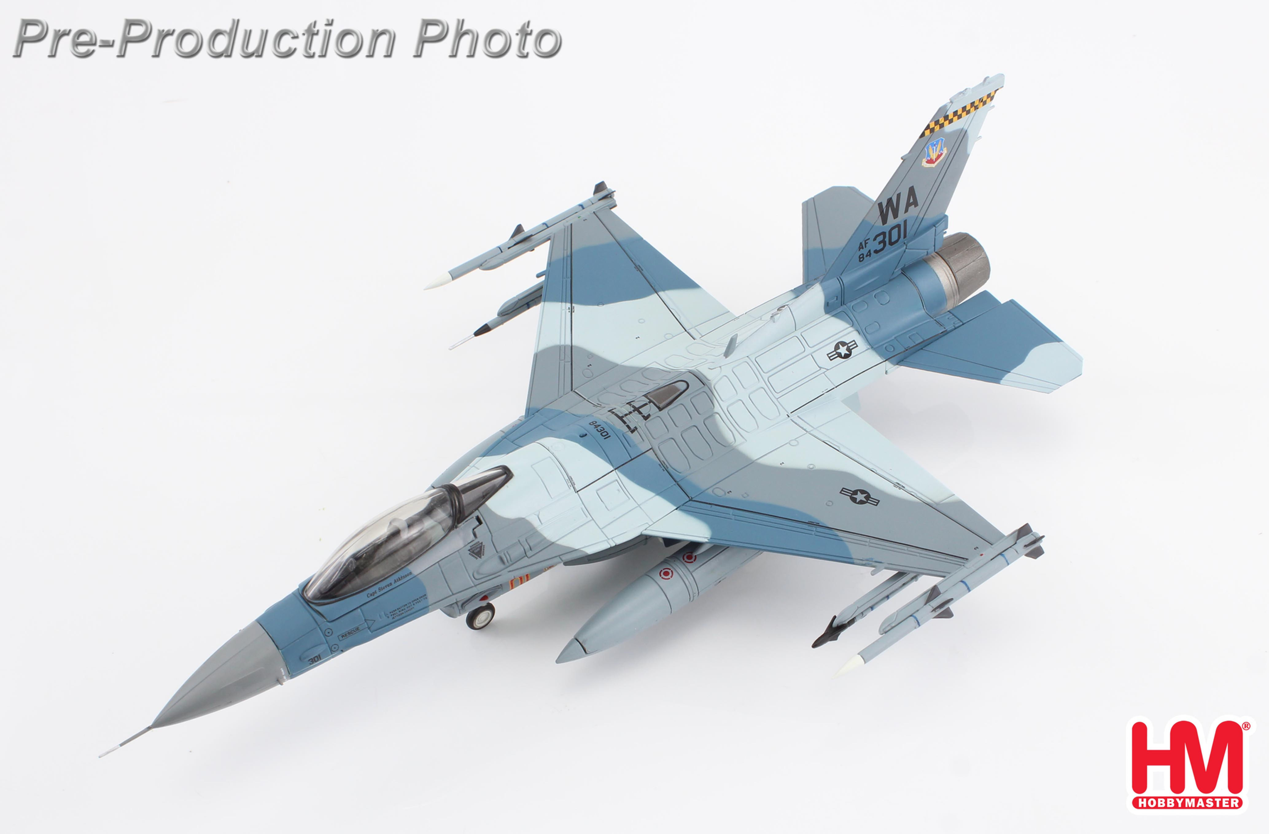 Hobby Master HA38032, F-16C Block 25 "Blue Flanker" 84-1301, 64th AGRS, 1:72