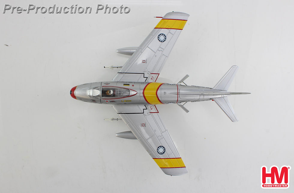 Thumbnail: Hobby Master HA4331, F-86 Sabre No. 6272, China People's Revolution Milita, 1:72