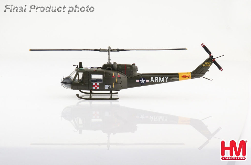 Thumbnail: Hobby Master HH1015, UH-1B Iroquois 57th Medical Detachment, US Army, 1960, 1:72