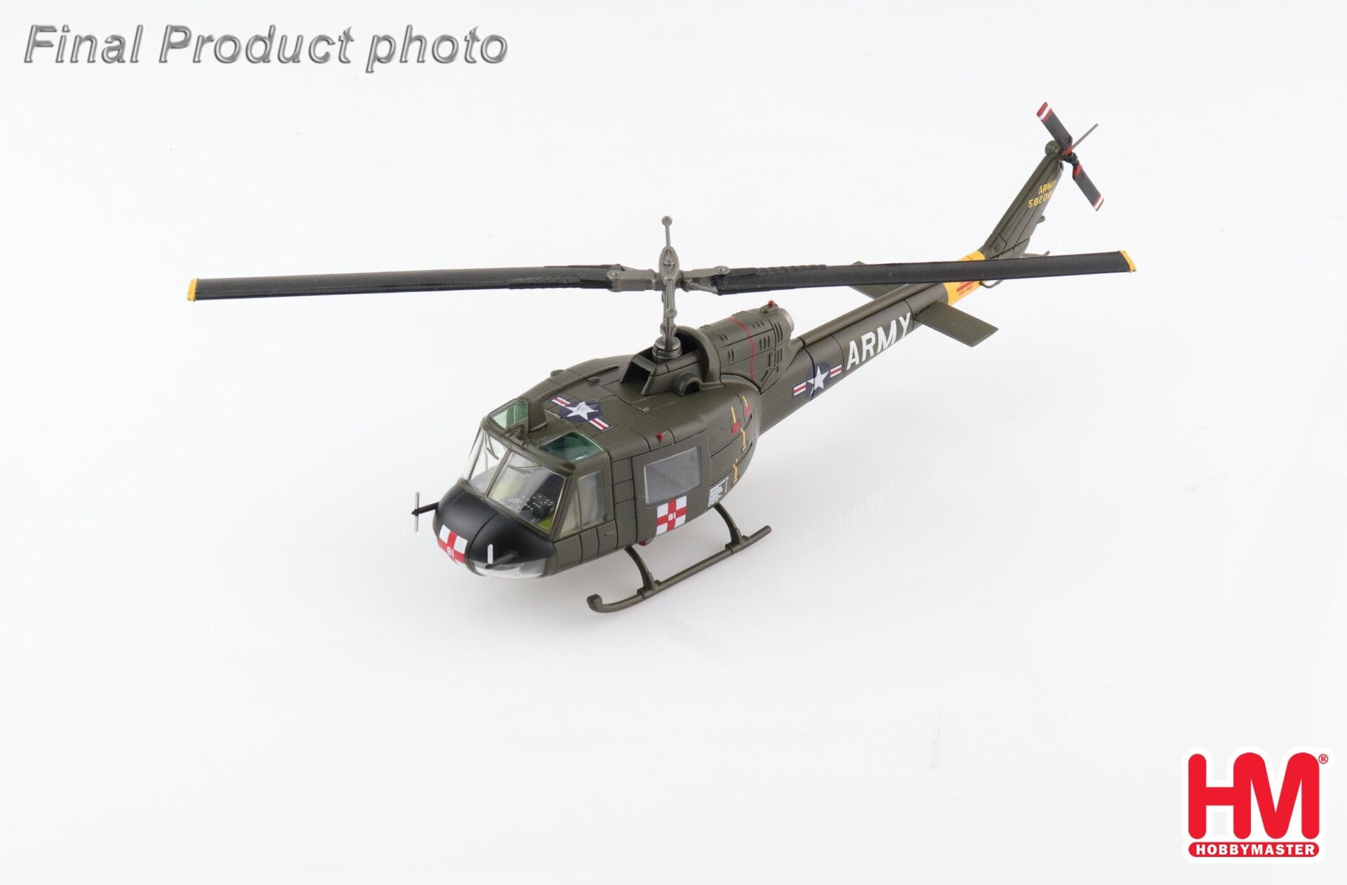 Hobby Master HH1015, UH-1B Iroquois 57th Medical Detachment, US Army, 1960, 1:72