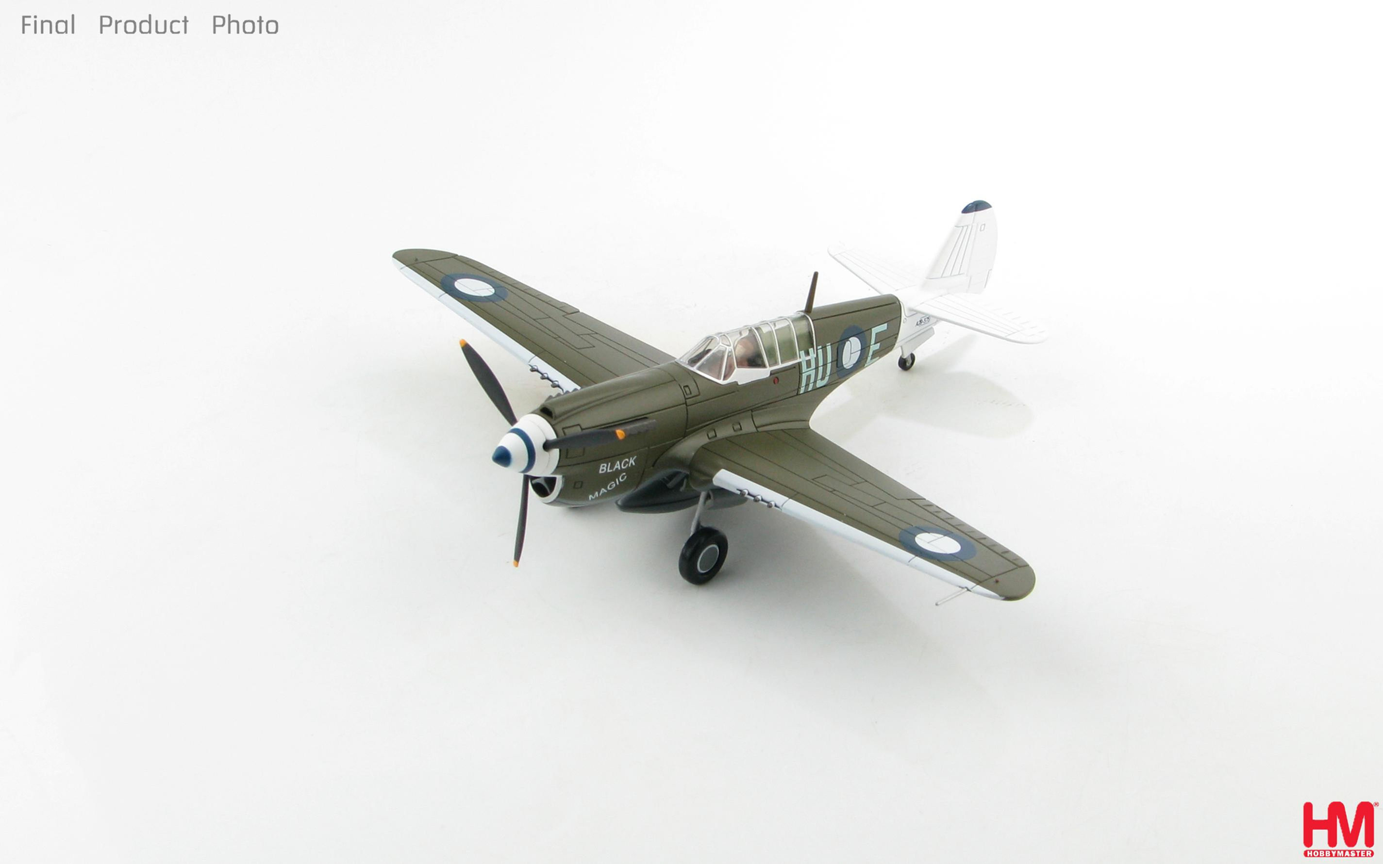 Hobby Master HA5509, P-40N "Black Magic" HU-E, 78 Sqn., RAAF, Morotai, 1:72