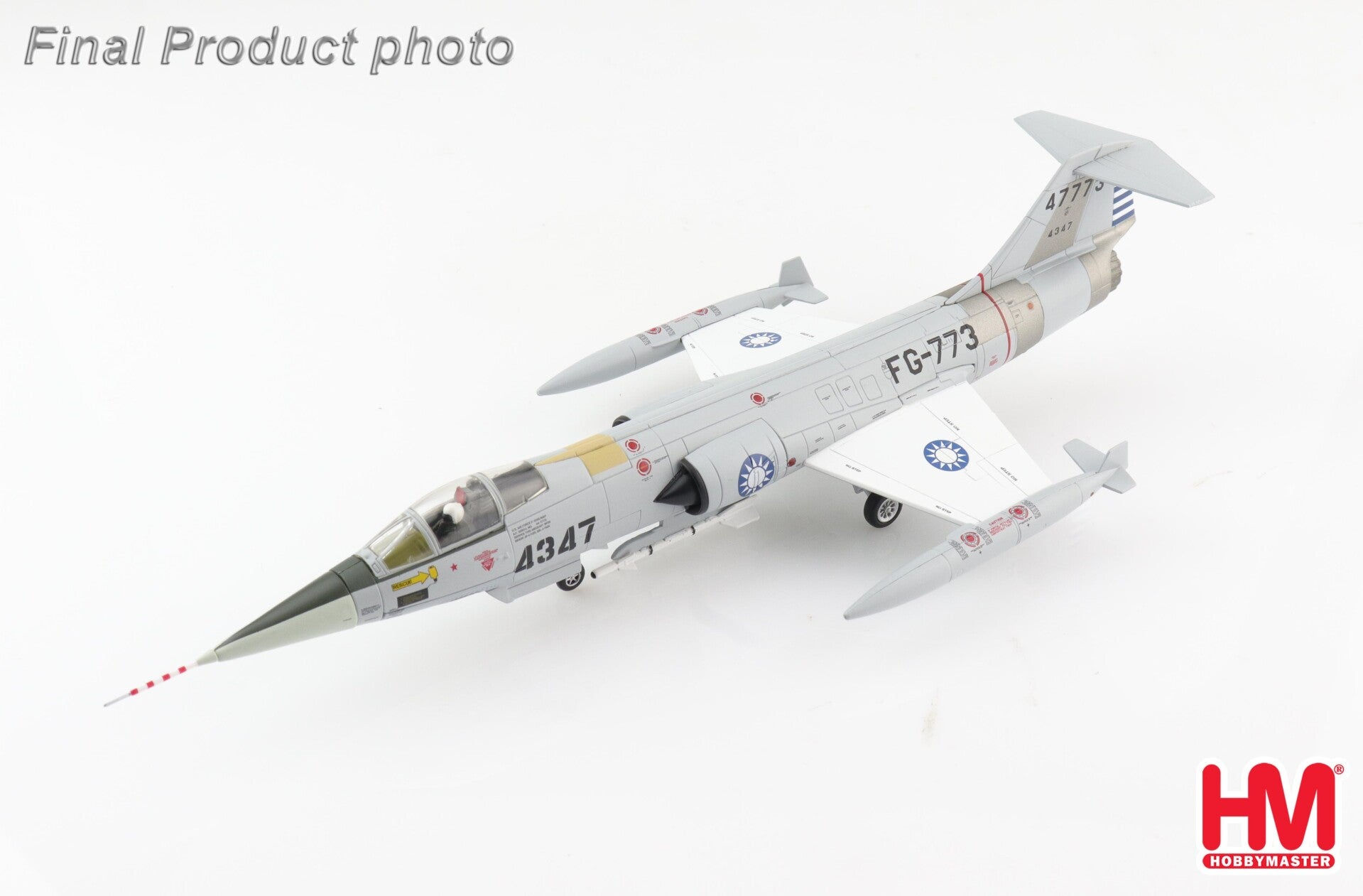 Hobby Master HA1072, Lockheed F-104G Starfighter 4347, Capt. S. L. Hu, 3rd, 1:72