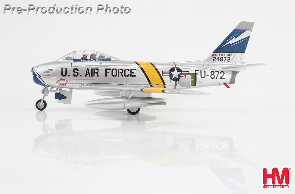 Thumbnail: Hobby Master HA4327, F-86F "Gene Kranz" 24872, USAF, EAA Aviation Museum, 1:72