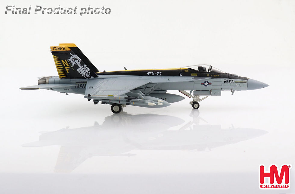 Thumbnail: Hobby Master HA5125, F/A-18E Super Hornet 168363, VFA-27 "Royal Maces", 1:72