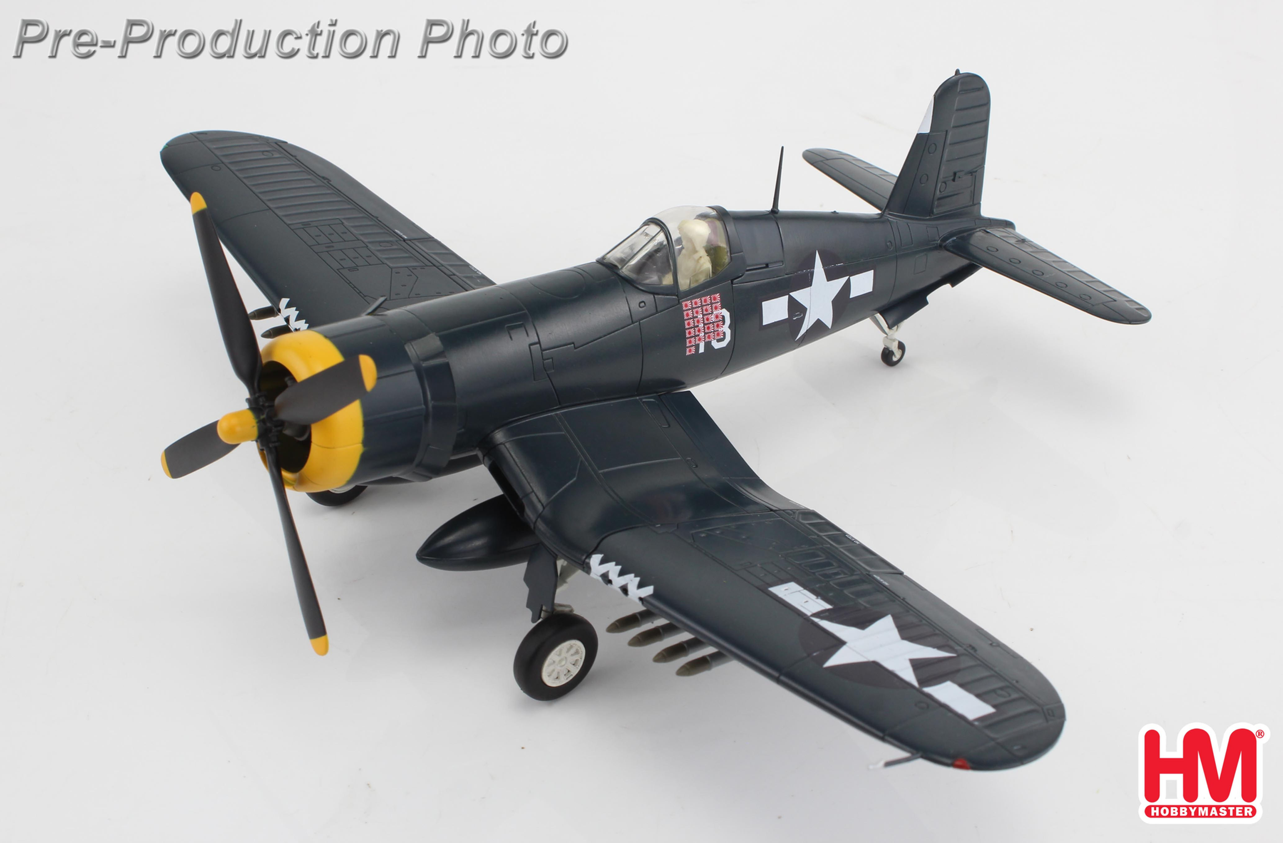 Hobby Master HA8226, F4U-4 Corsair White 13, Capt. Kenneth Walsh, 1:48
