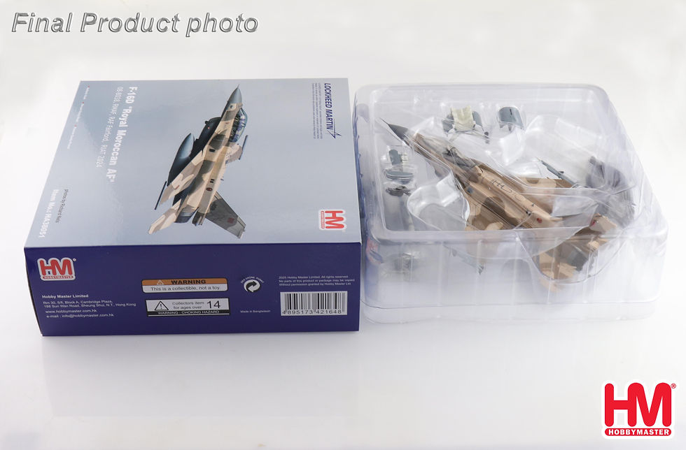 Thumbnail: Hobby Master HA38051, F-16D "Royal Moroccan AF" 08-8018, RMAF, RAF Fairfor, 1:72