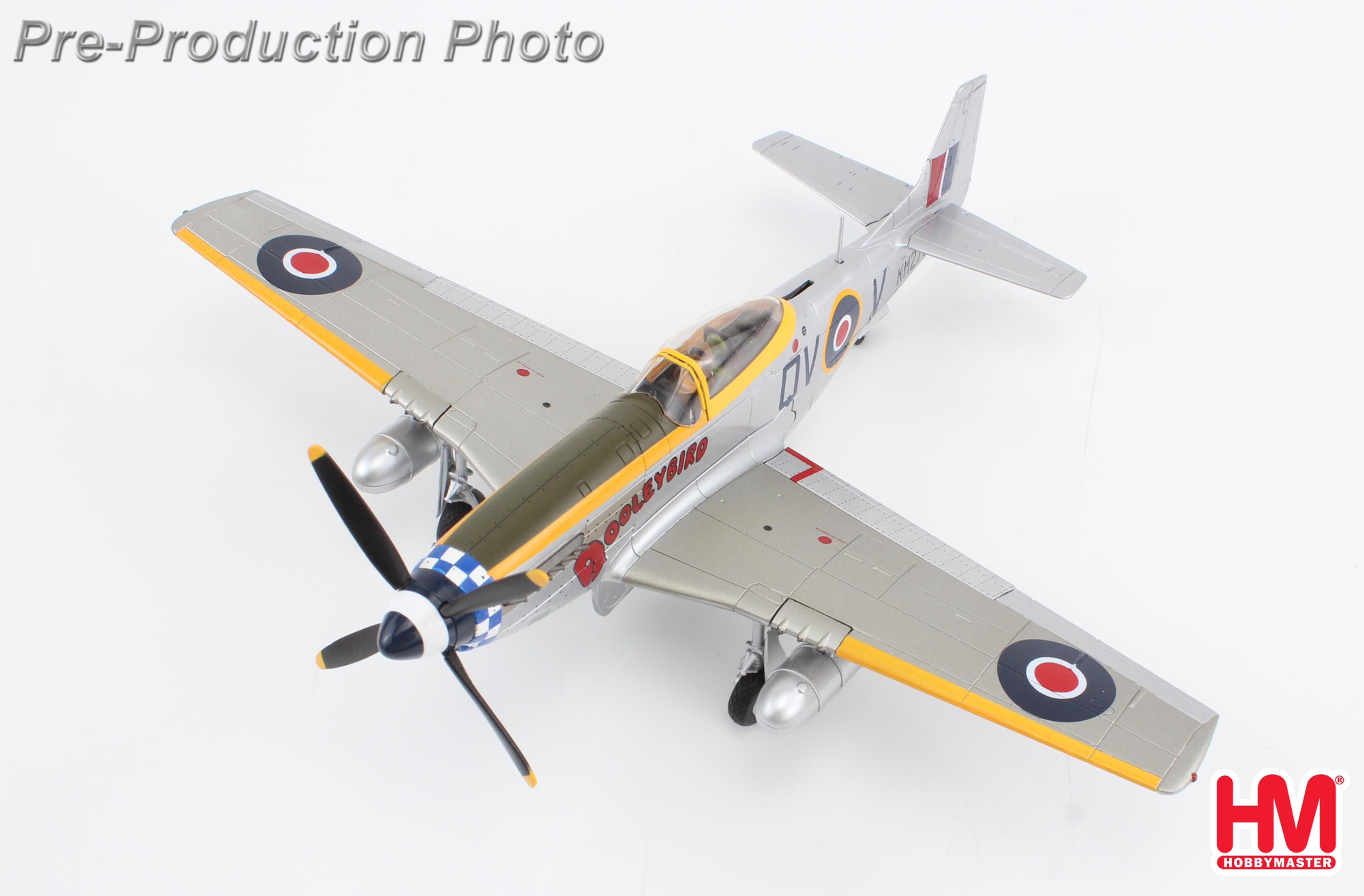 Hobby Master HA7749, Mustang Mk.IV "Dooleybird" flown by F/L Arthur S., 1:48