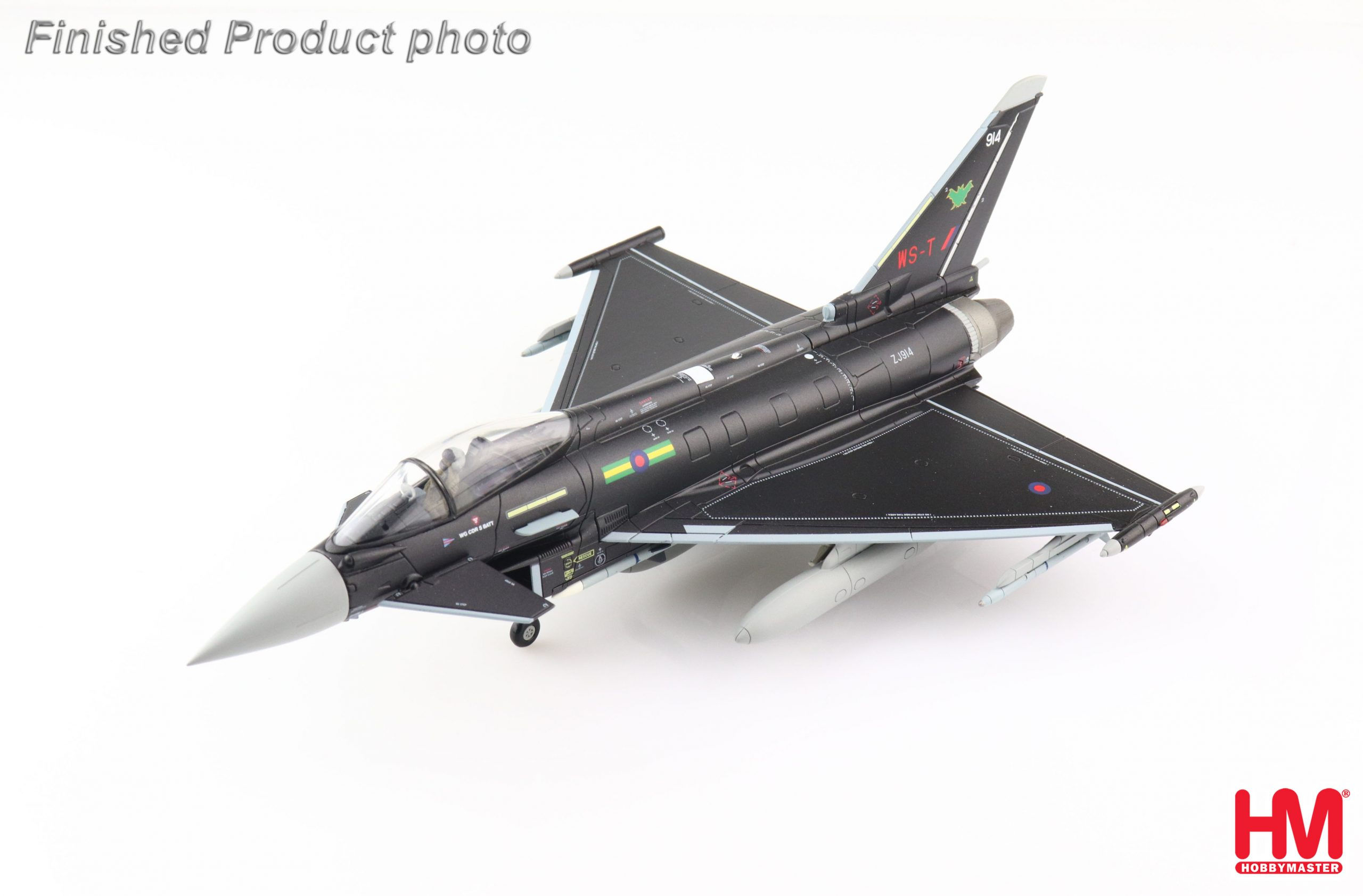Hobby Master HA6613, Eurofighter Typhoon FGR4 "Aggressor" ZJ914, IX(B) Sqn, 1:72