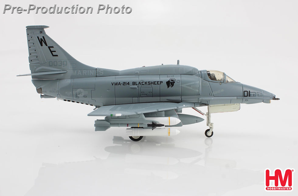 Thumbnail: Hobby Master HA1436, A-4M Skyhawk "Blacksheep" 160030, VMA-214, US Marines, 1:72