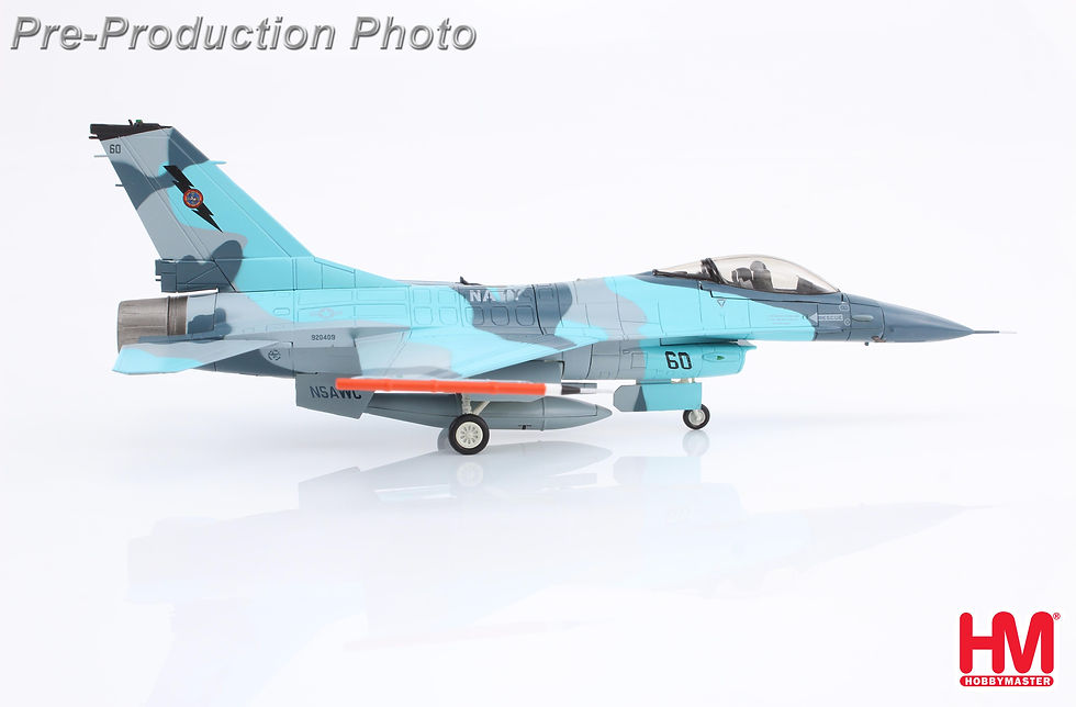 Thumbnail: Hobby Master HA38018, Lockheed F-16A "NSAWC Adversary" 920409/60, US Navy, 1:72