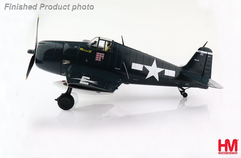 Thumbnail: Hobby Master HA0308, Grumman F6F-5 "Minsi II" Commander Air Group 15, 1:32