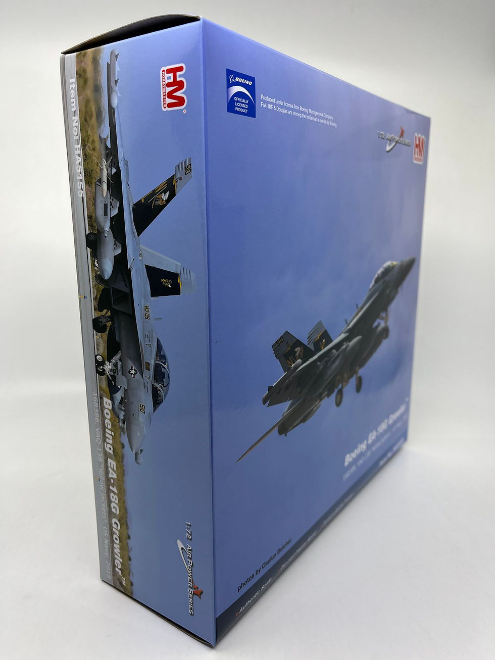 Thumbnail: Hobby Master HA5155, Boeing EA-18G Growler 168386, VAQ-138 "Yellow Jackets, 1:72