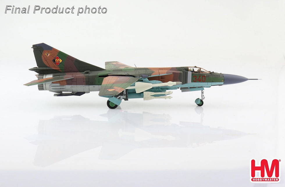 Thumbnail: Hobby Master HA5313, MIG-23ML Flogger Red 340, JG-9 "Heinrich Rau", 1:72