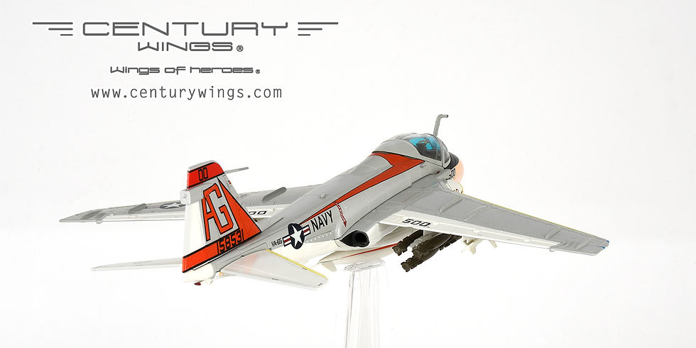 Thumbnail: Century Wings CW001643, A-6E INTRUDER U.S NAVY VA-65 TIGERS AG500 1972, 1:72
