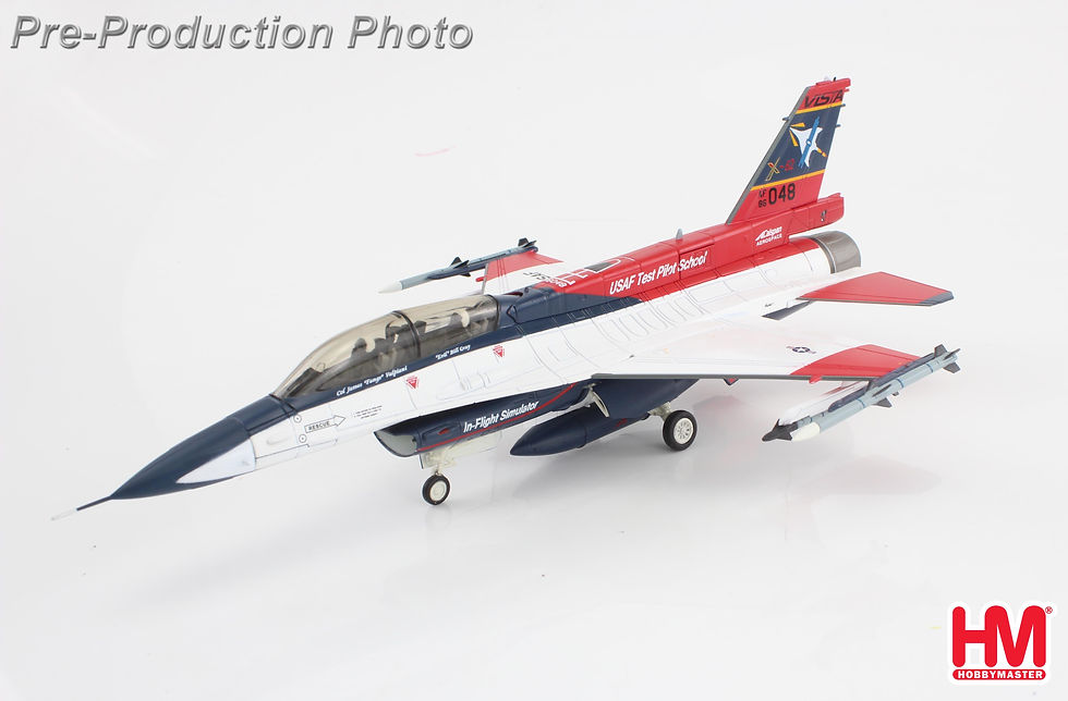 Thumbnail: Hobby Master HA38042B, X-62A VISTA 86-0048, USAF Test Pilot School, 1:72