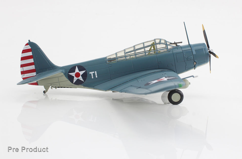 Thumbnail: Skymax SM8011, TBD-1 Devastator "Battle of Coral Sea" white T-1, Lt. Cdr. , 1:72
