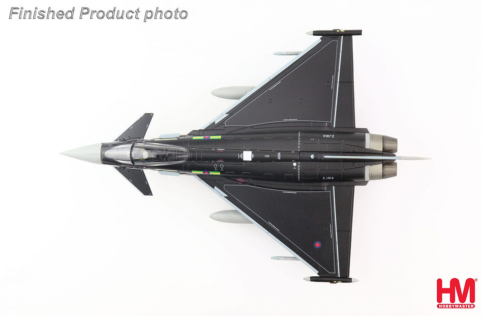 Thumbnail: Hobby Master HA6613, Eurofighter Typhoon FGR4 "Aggressor" ZJ914, IX(B) Sqn, 1:72