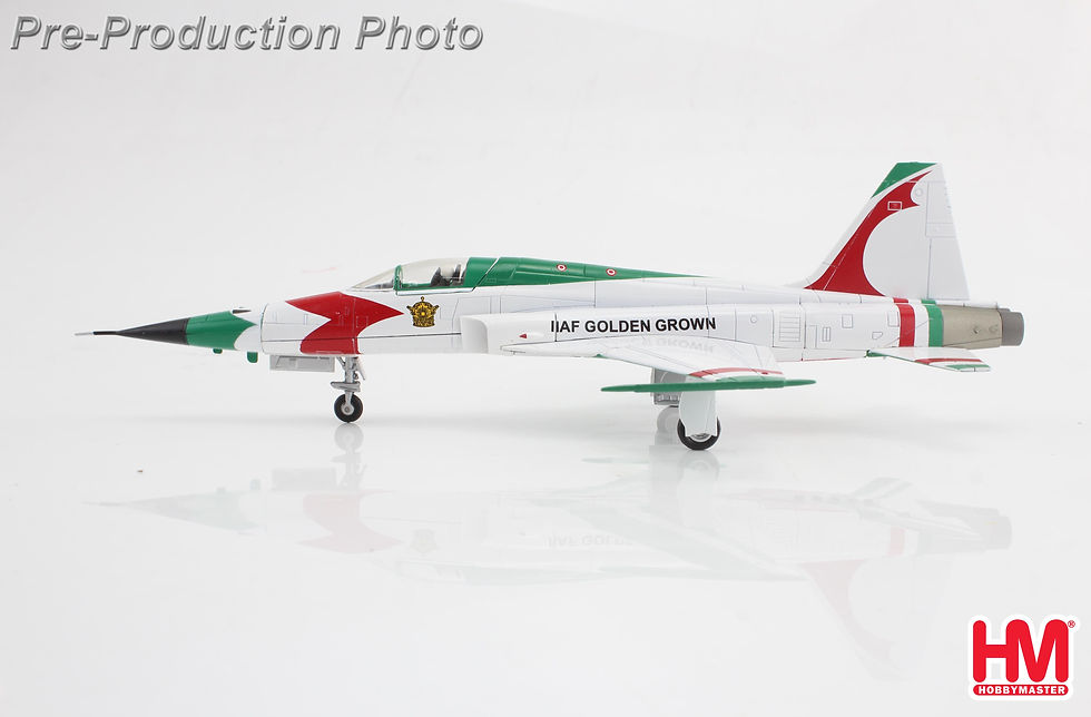 Thumbnail: Hobby Master HA3397B, F-5E "IIAF Golden Crown" IIAF, 1970s with decals no., 1:72
