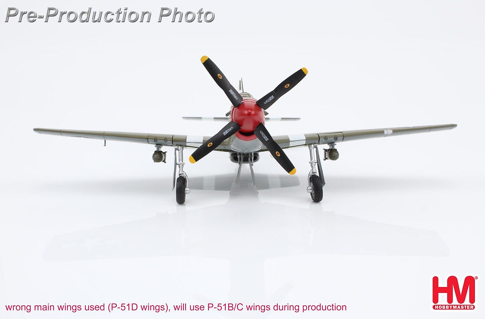 Thumbnail: Hobby Master HA8515,  P-51B Mustang "Steve Pisanos" 36798, 4th FG, 334th, 1:48