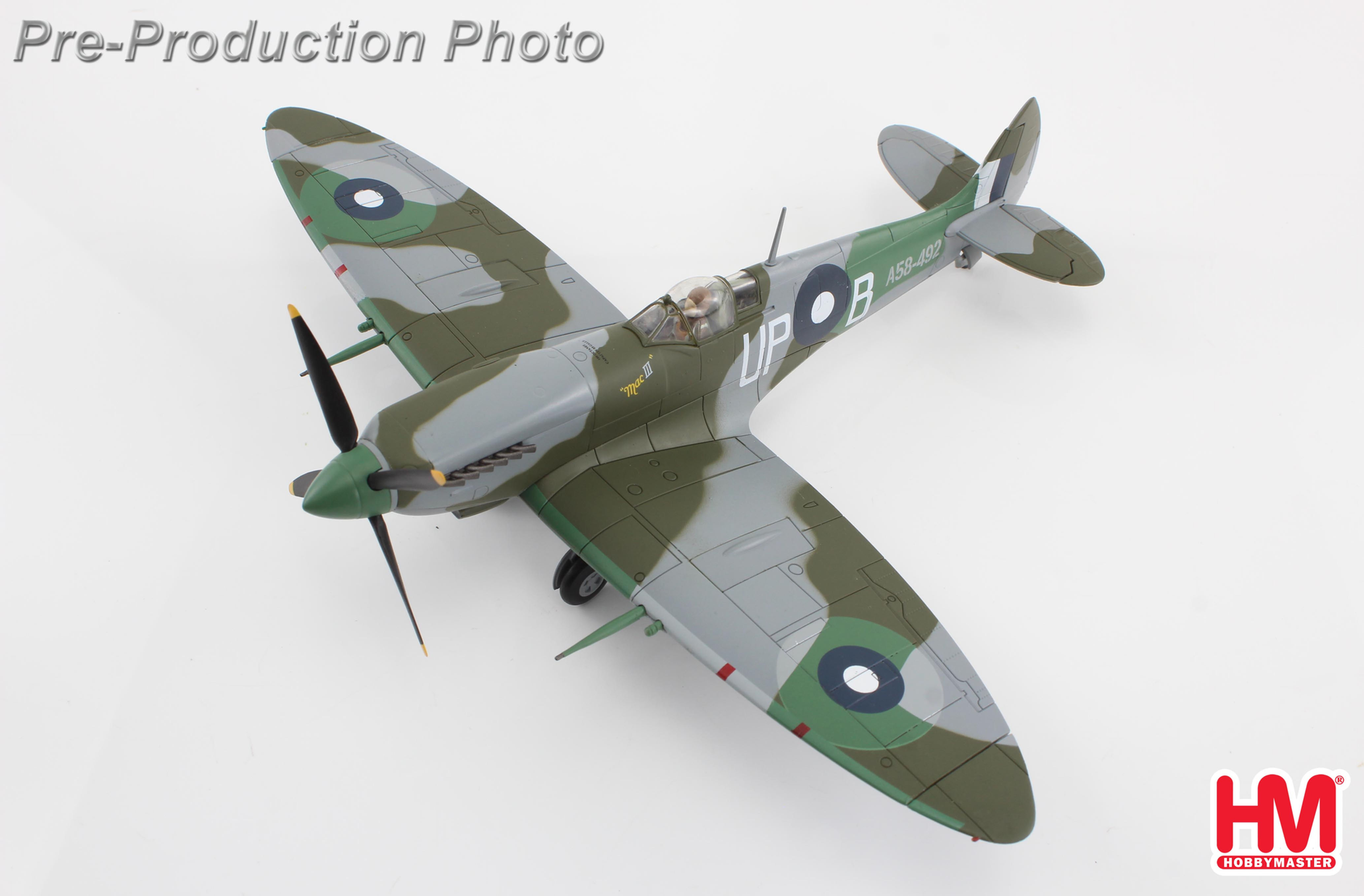 Hobby Master HA8327, Spitfire MK.VIII "Mac III" UP-B/A58-492, RAAF, 1:48