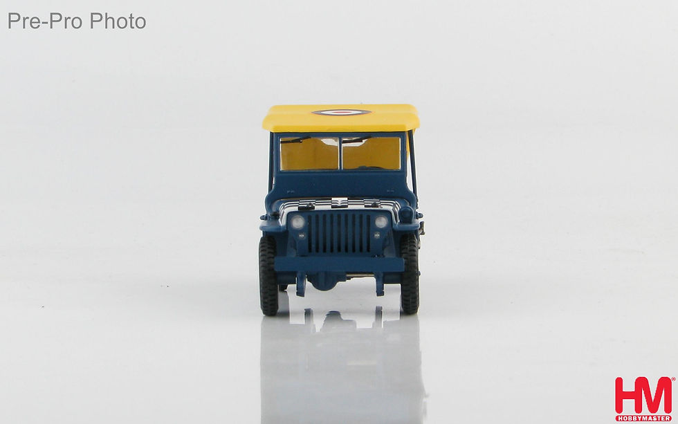 Thumbnail: Hobby Master HG1613, Willy's Jeep "Follow Me" RAF, WWII, 1:48
