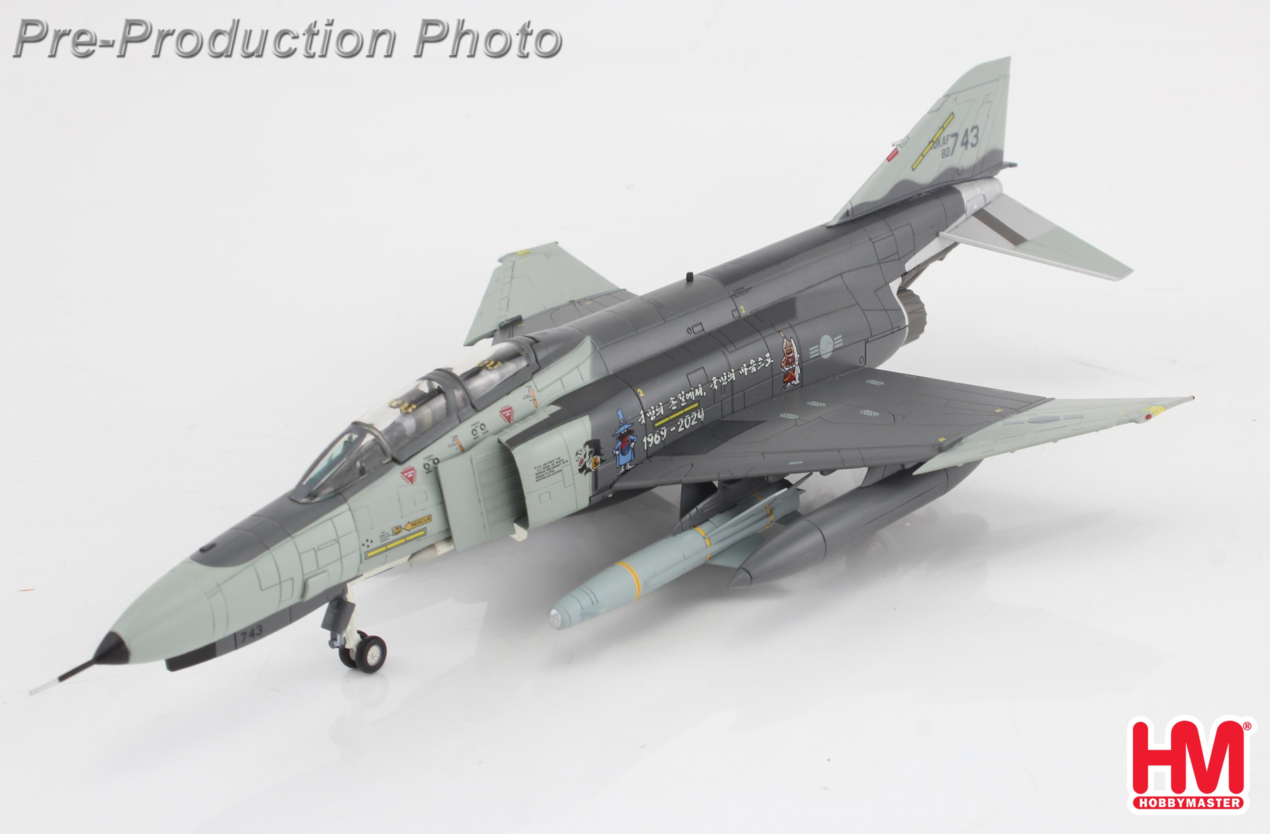 Hobby Master HA19074, F-4E "ROKAF Farewell Phantom" 80-743, ROKAF, 9th May, 1:72