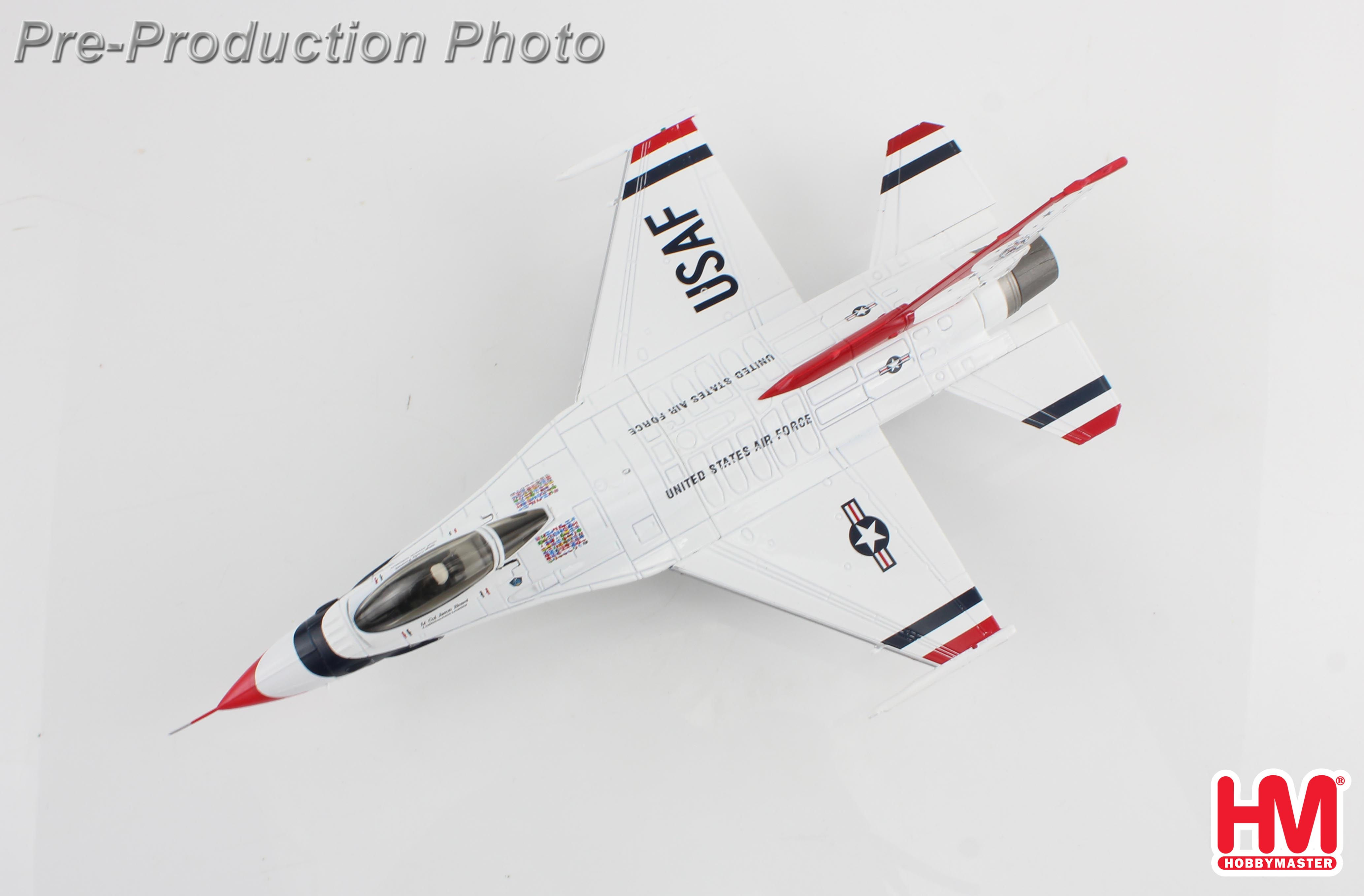 Hobby Master HA38039, F-16C Thunderbirds No.1 plane, USAF, RIAT 2017, 1:72