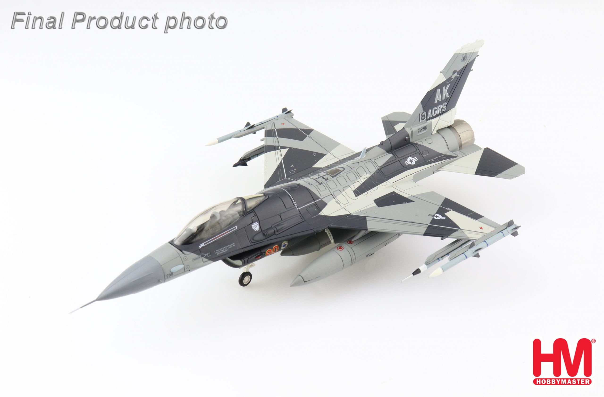 Hobby Master HA38004, Lockheed F-16C "BDU Splinter" 86-0290, 354th Wing, 1:72