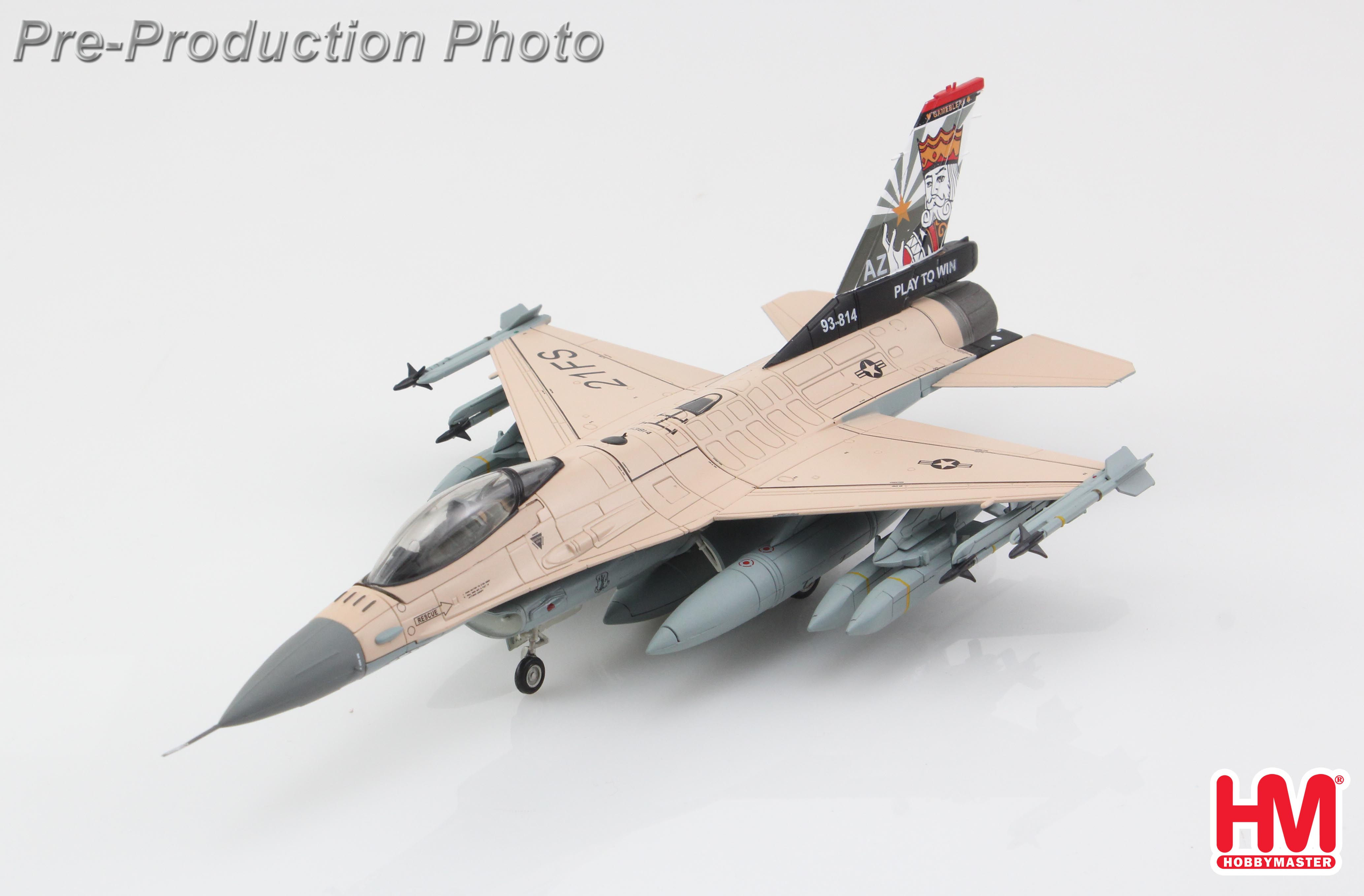 Hobby Master HA38070, F-16V "Play to Win" 93-0814, 21st Sqn., Luke AFB, 1:72