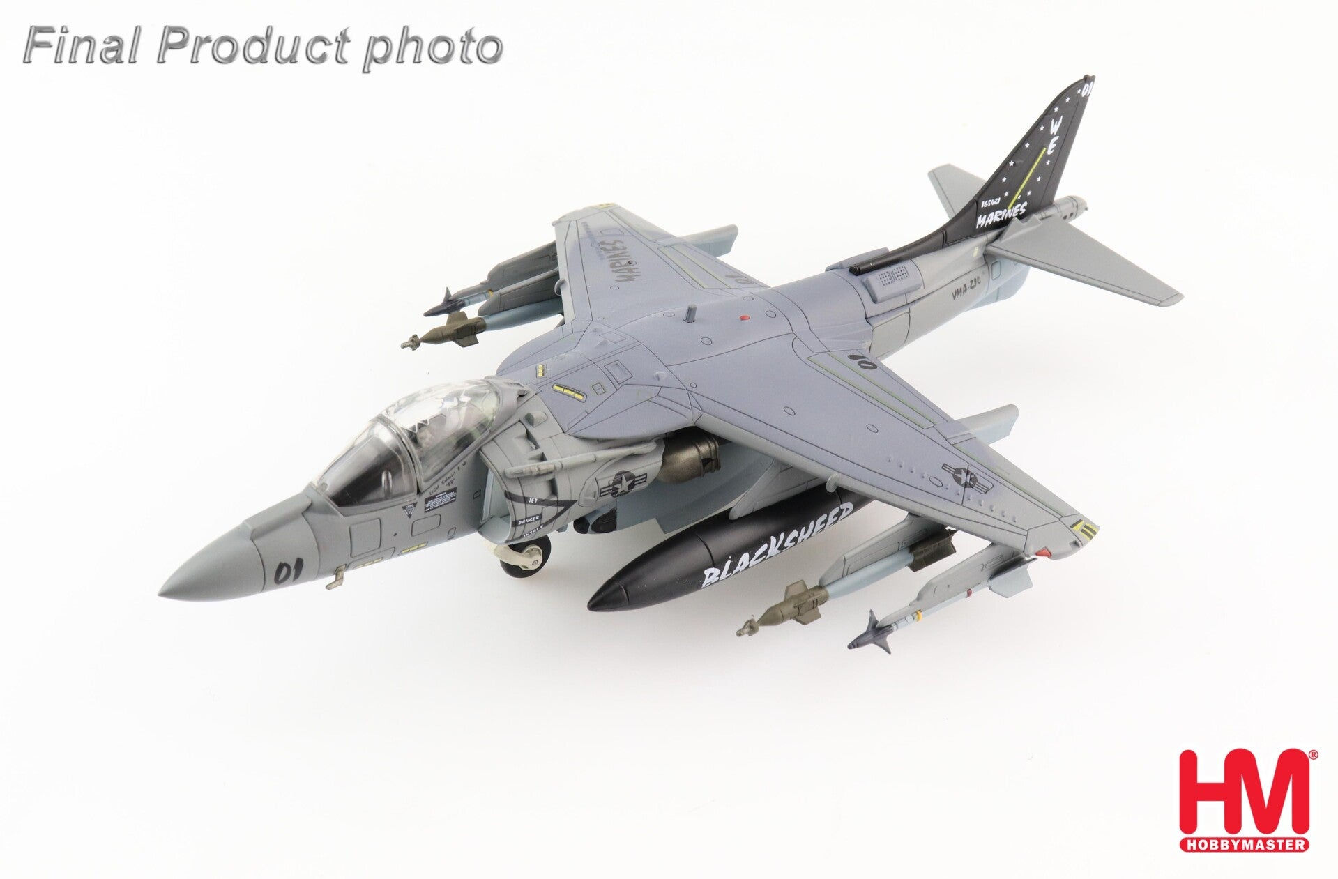 Hobby Master HA2629, AV-8B Harrier II Plus 165421, VMA-214 "Black Sheep", 1:72