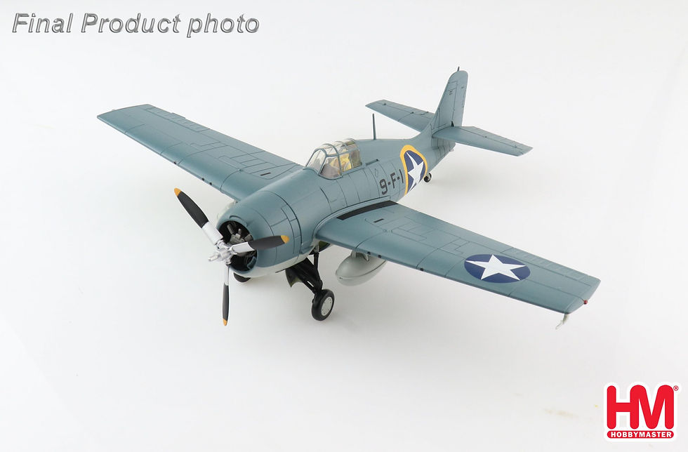 Thumbnail: Hobby Master HA8907, Grumman F4F-4 Wildcat "Operation Torch" Lt. Cdr. John, 1:48