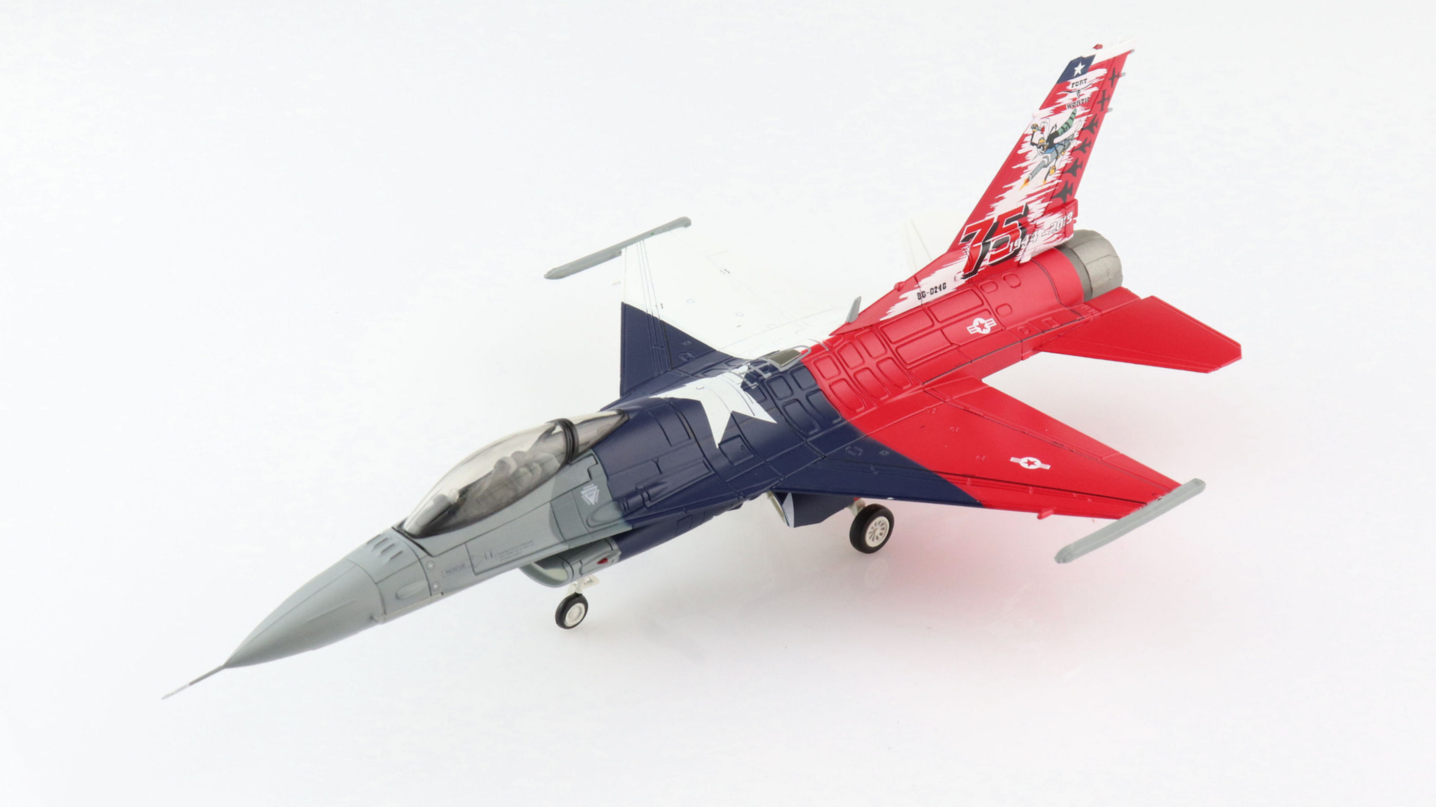 Hobby Master HA3884, F-16C Fighting Falcon "75th Anniversary Scheme" 457th, 1:72