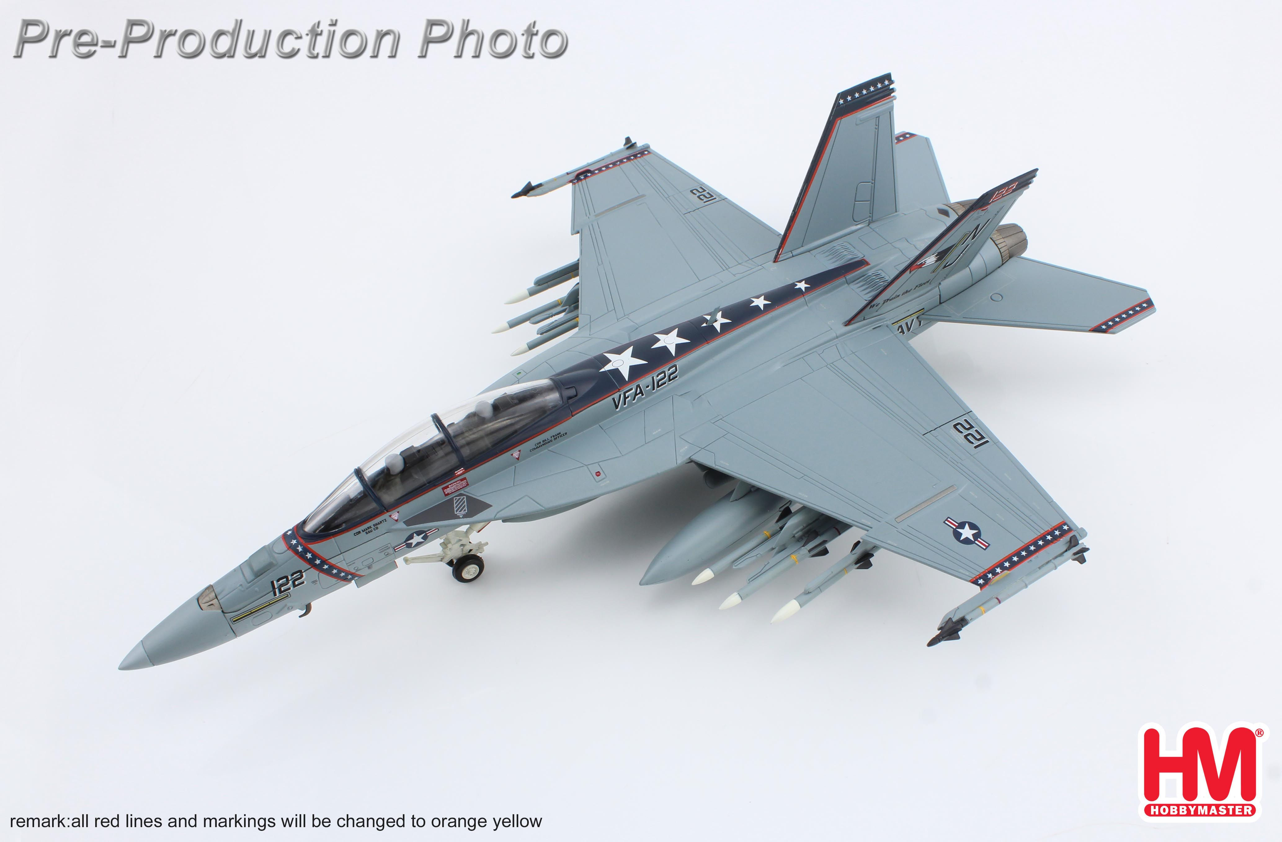 Hobby Master HA5134, F/A-18F Super Hornet 165926, VFA-122 "Flying Eagles", 1:72