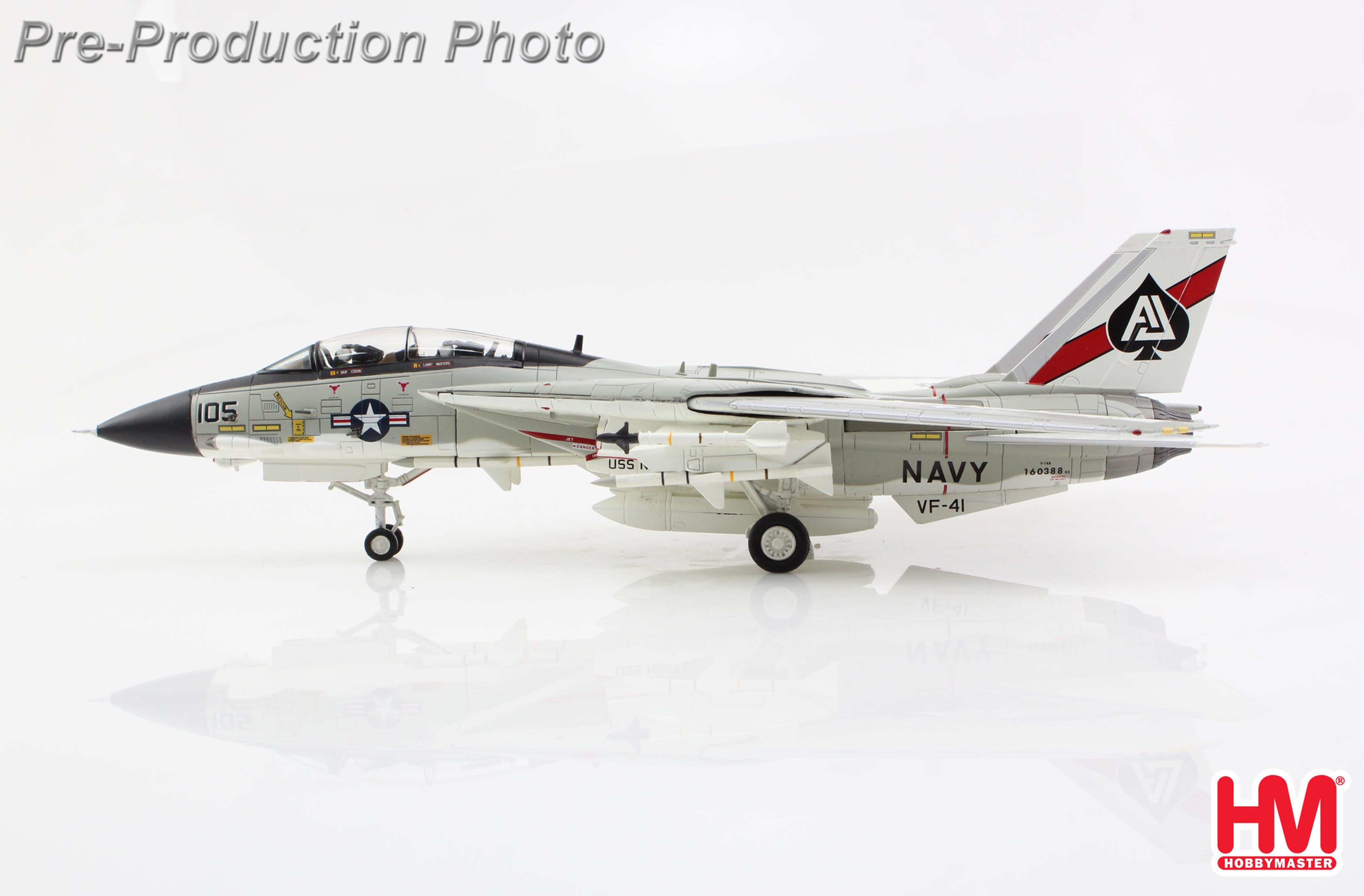 Hobby Master HA5261, F-14A "Tomcat" 160388, VF-41"Black Aces", USS Nimitz, 1:72