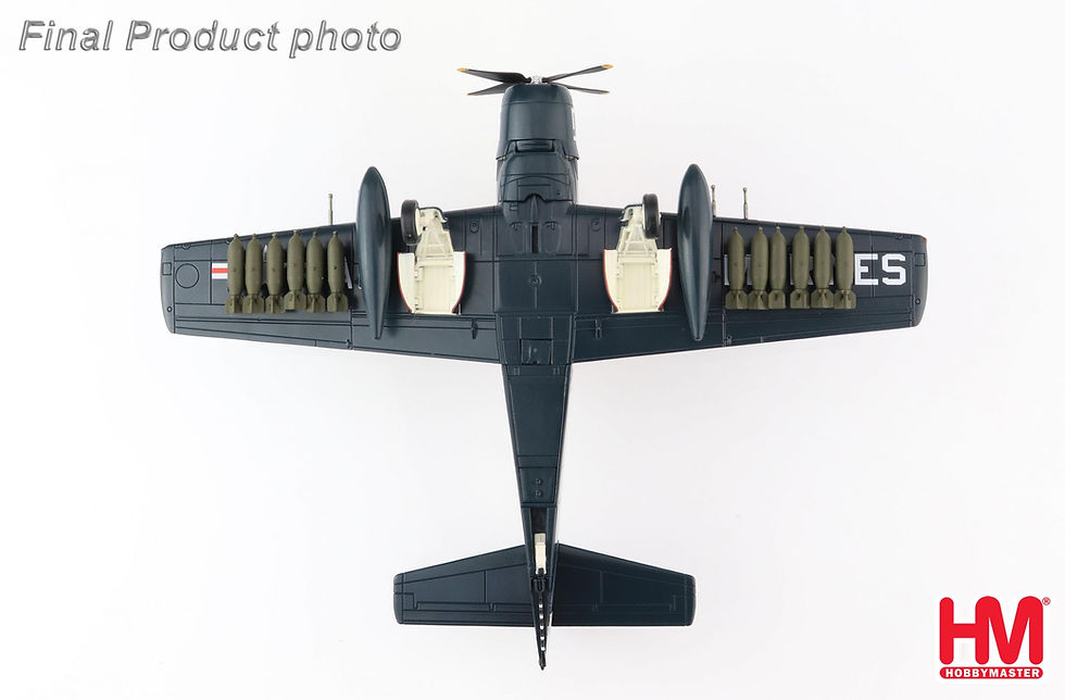 Thumbnail: Hobby Master HA2918, Douglas AD-3 Skyraider 122743, VMA-121, US Marines, 1:72