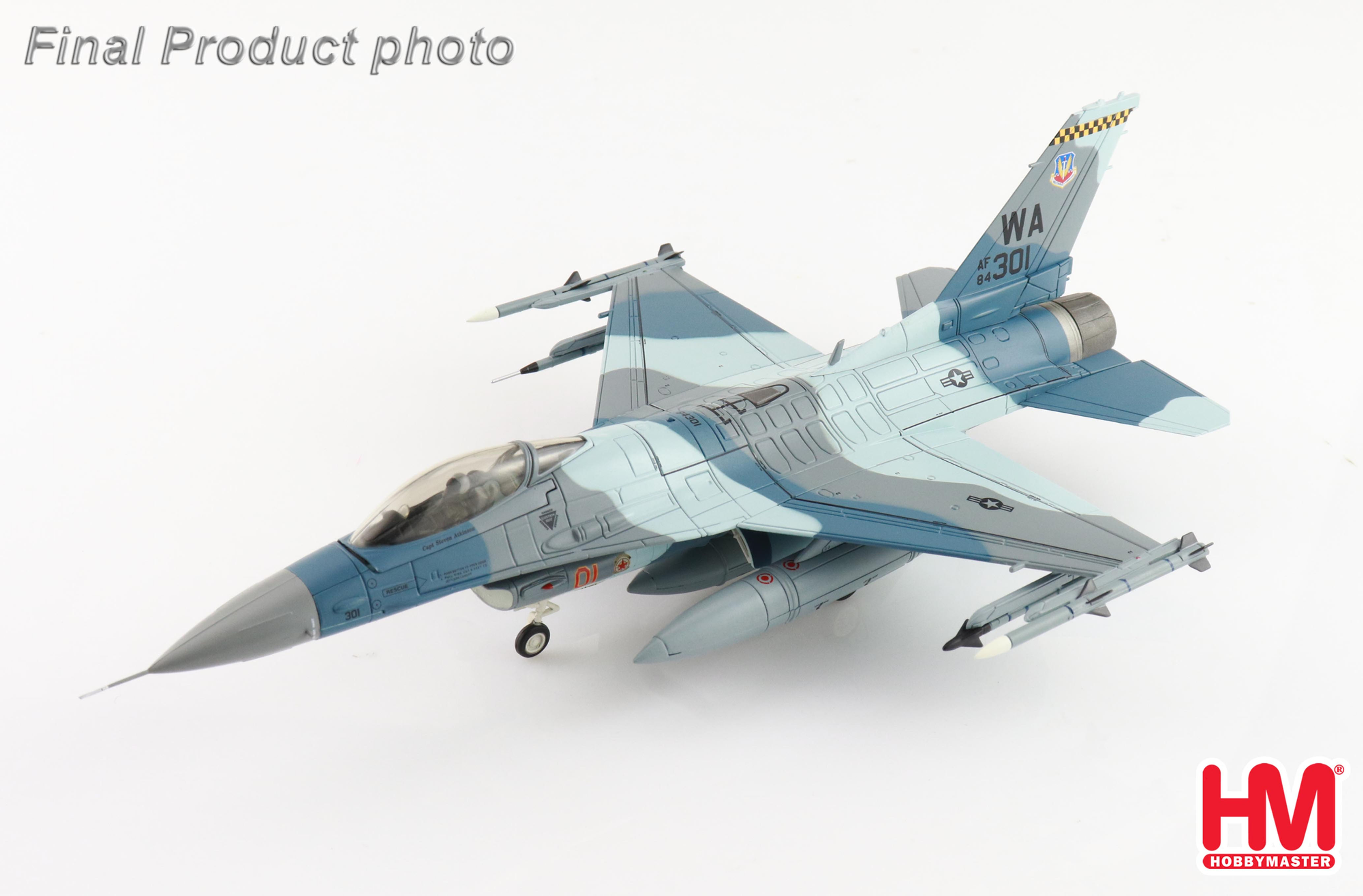 Hobby Master HA38032, F-16C Block 25 "Blue Flanker" 84-1301, 64th AGRS, 1:72