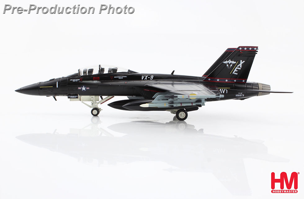 Thumbnail: Hobby Master HA5136B, F/A-18F "Vandy I" 166673, VX-9, US Navy, March 2023, 1:72