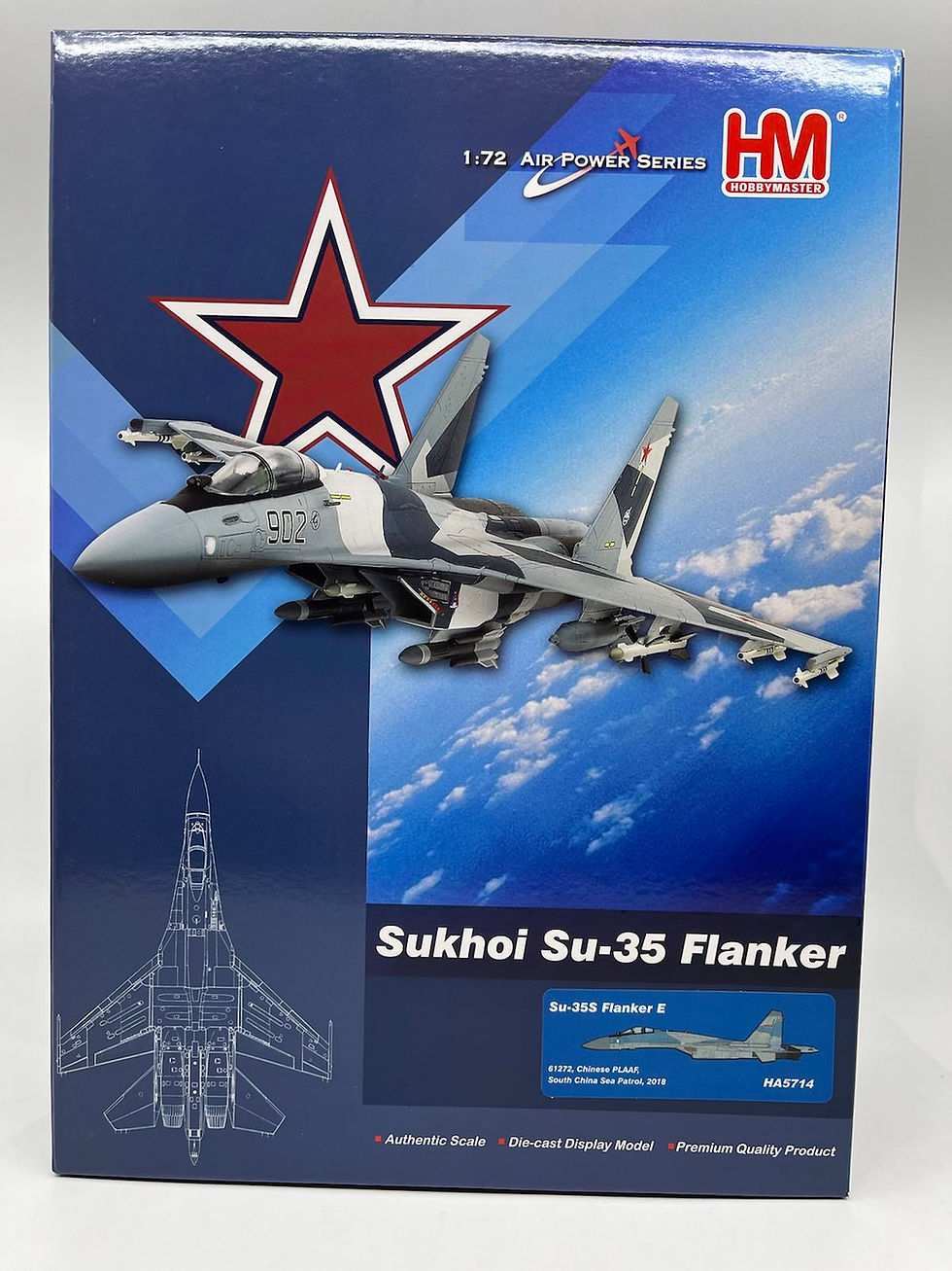 Thumbnail: Hobby Master HA5714, Su-35S Flanker E 61272, Chinese PLAAF, South China, 1:72