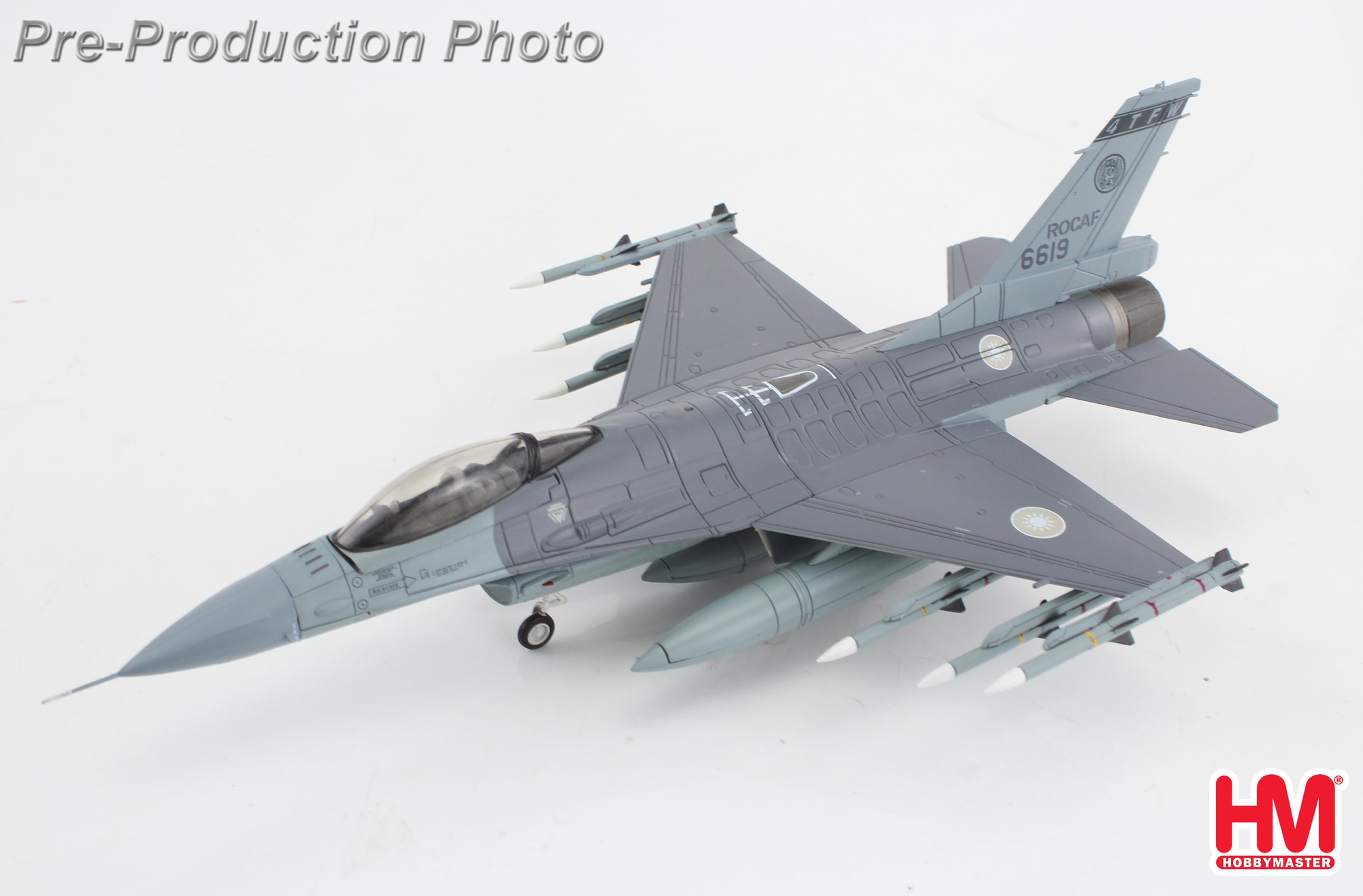 Hobby Master HA38056, F-16V Fighting Falcon 6619, 21 TFG, ROCAF, 1:72